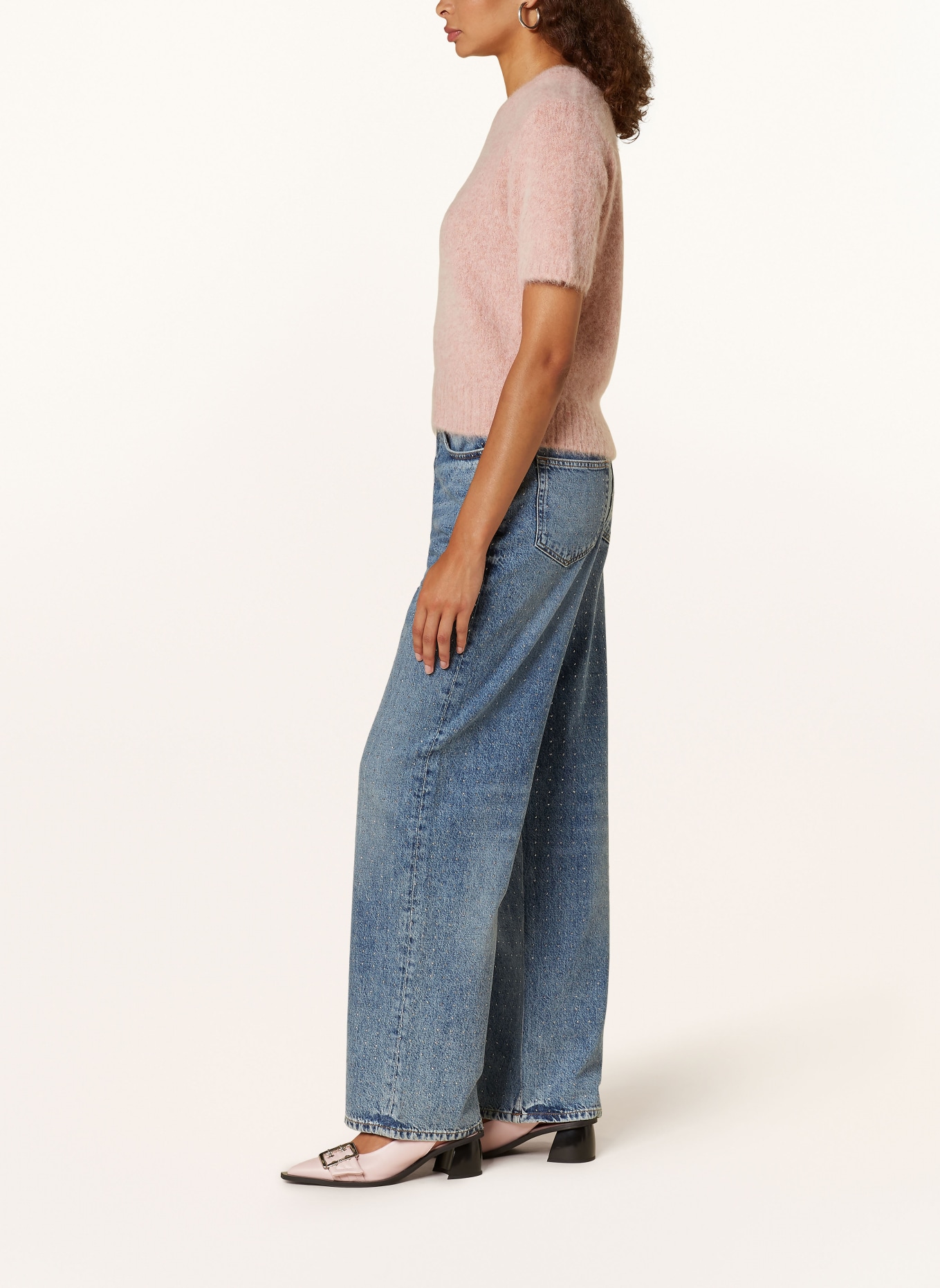 SAMSØE SAMSØE Straight jeans Rehti SHELLY with rivets: CLR001965 Authentic studs
