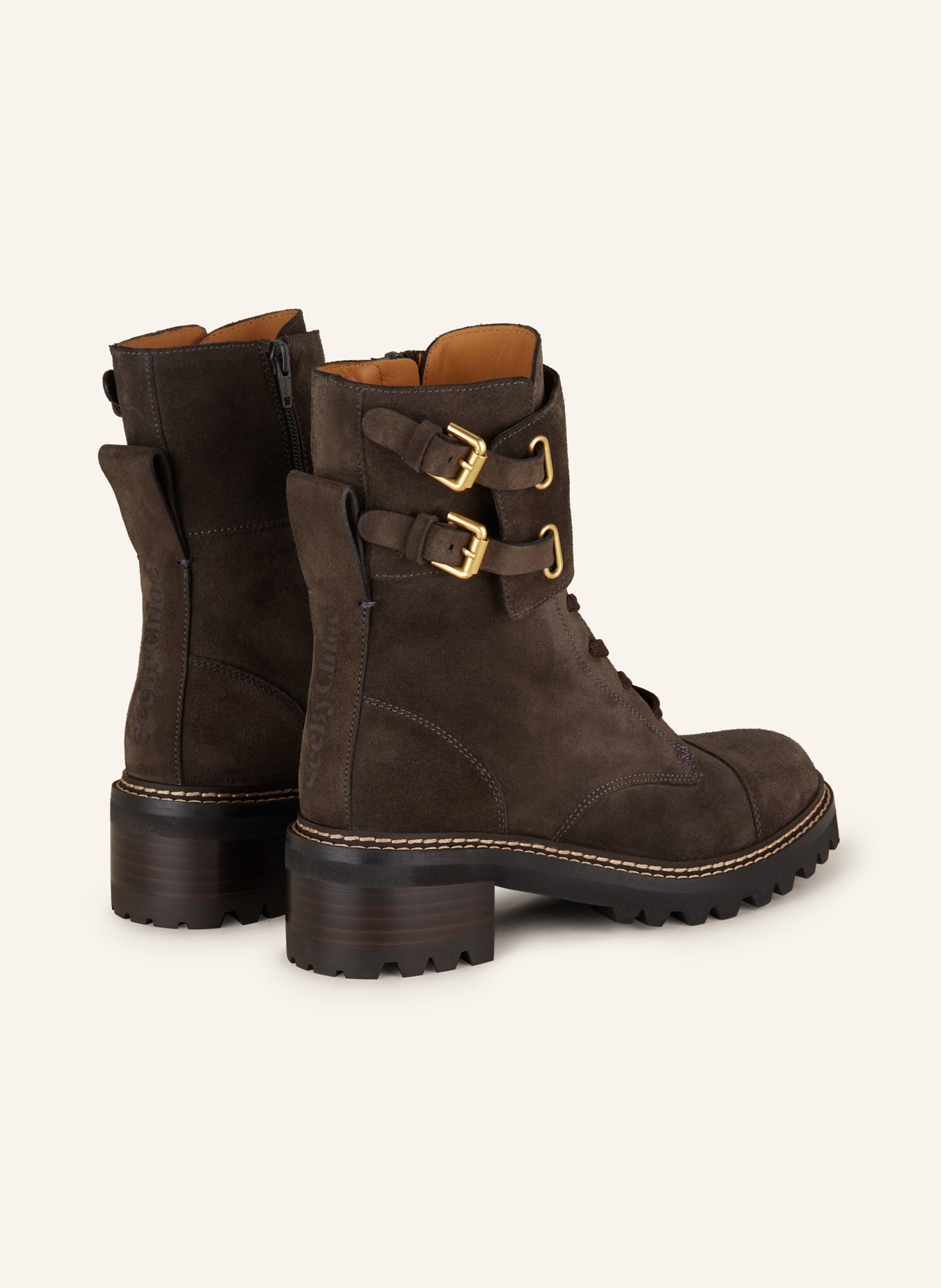 SEE BY CHLOÉ Schnürboots MALLORY: B0124 Graphite