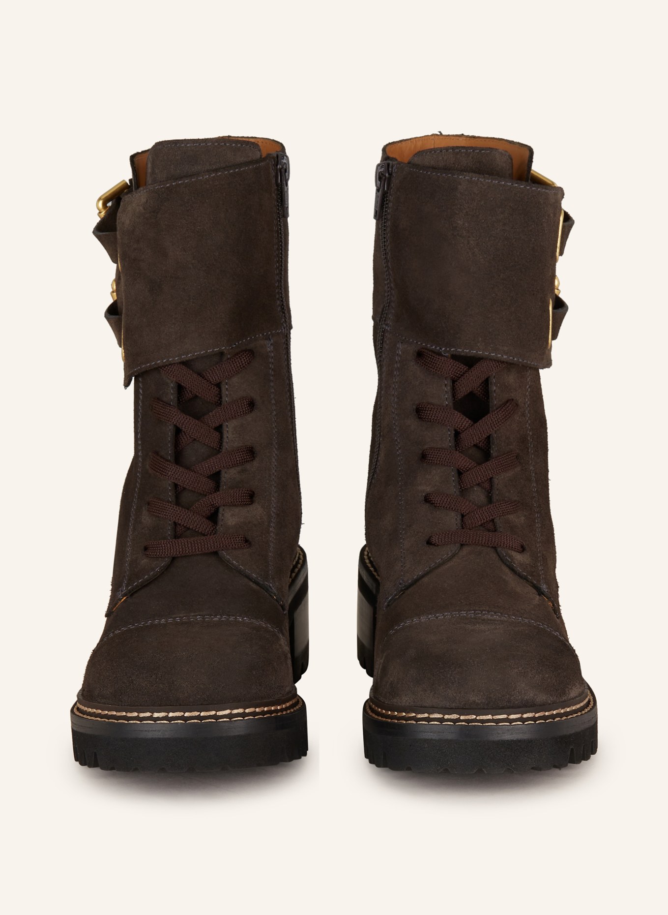 SEE BY CHLOÉ Schnürboots MALLORY: B0124 Graphite