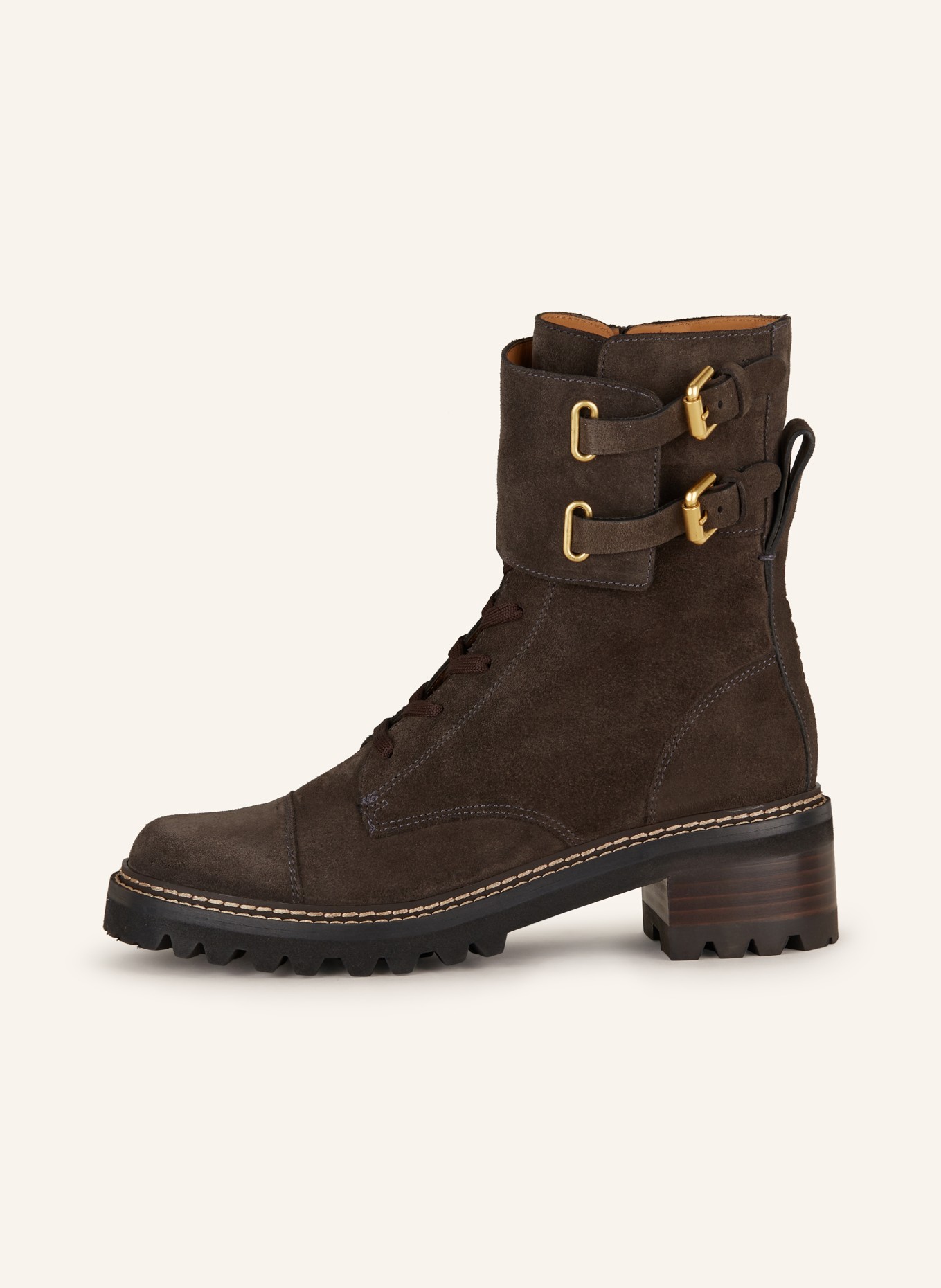 SEE BY CHLOÉ Schnürboots MALLORY: B0124 Graphite