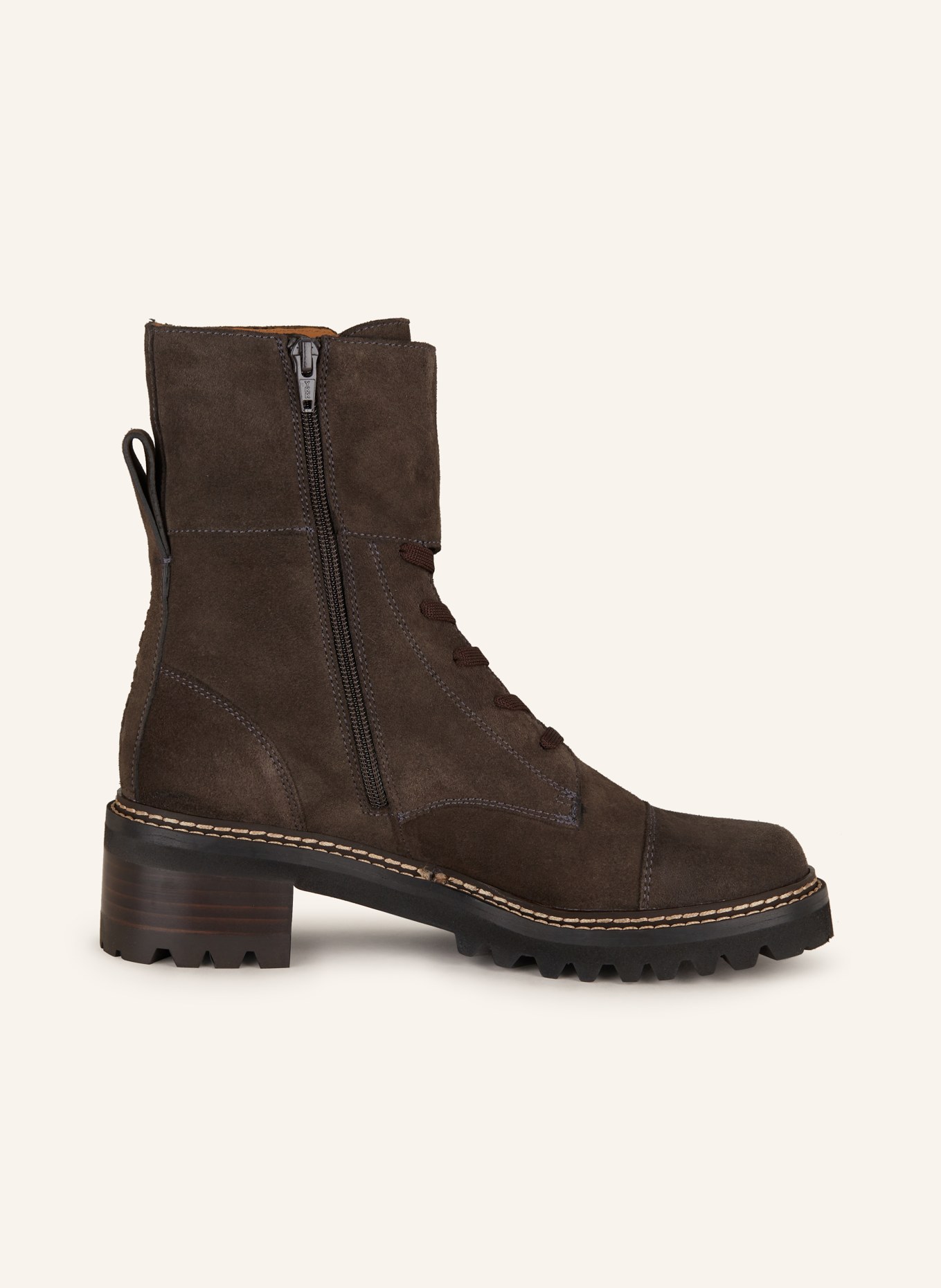 SEE BY CHLOÉ Schnürboots MALLORY: B0124 Graphite
