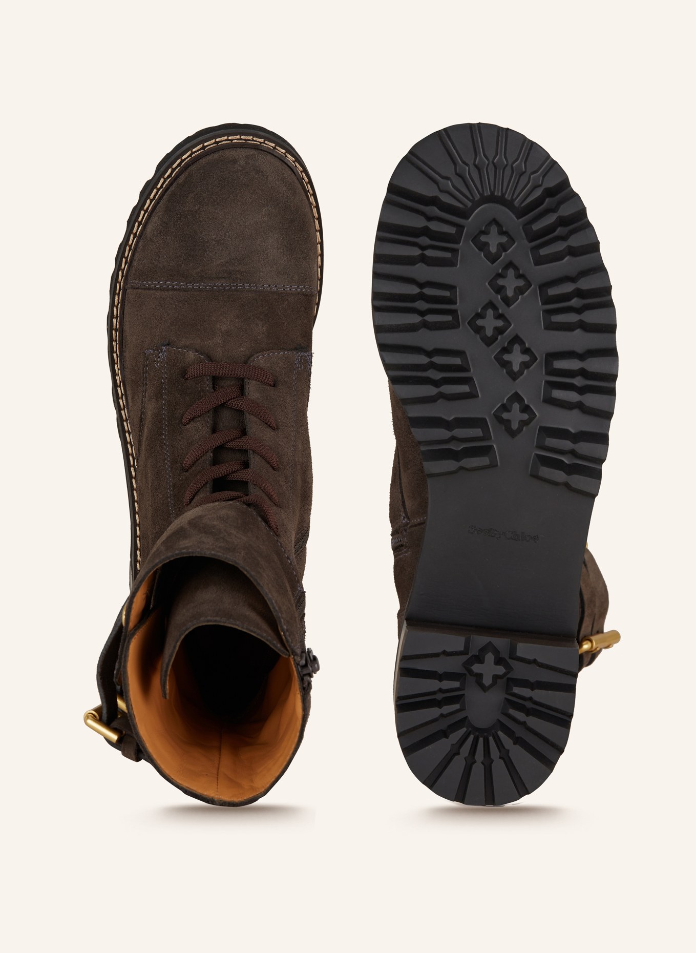 SEE BY CHLOÉ Schnürboots MALLORY: B0124 Graphite