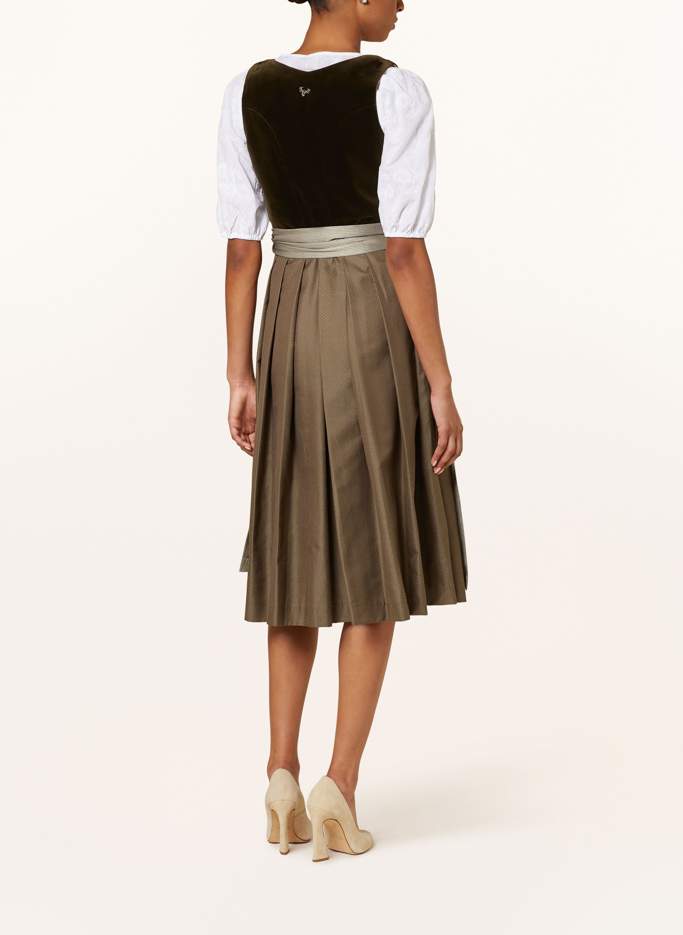 CocoVero Dirndl JANNI, Farbe: DUNKELGRÜN/ KHAKI (Bild 3)