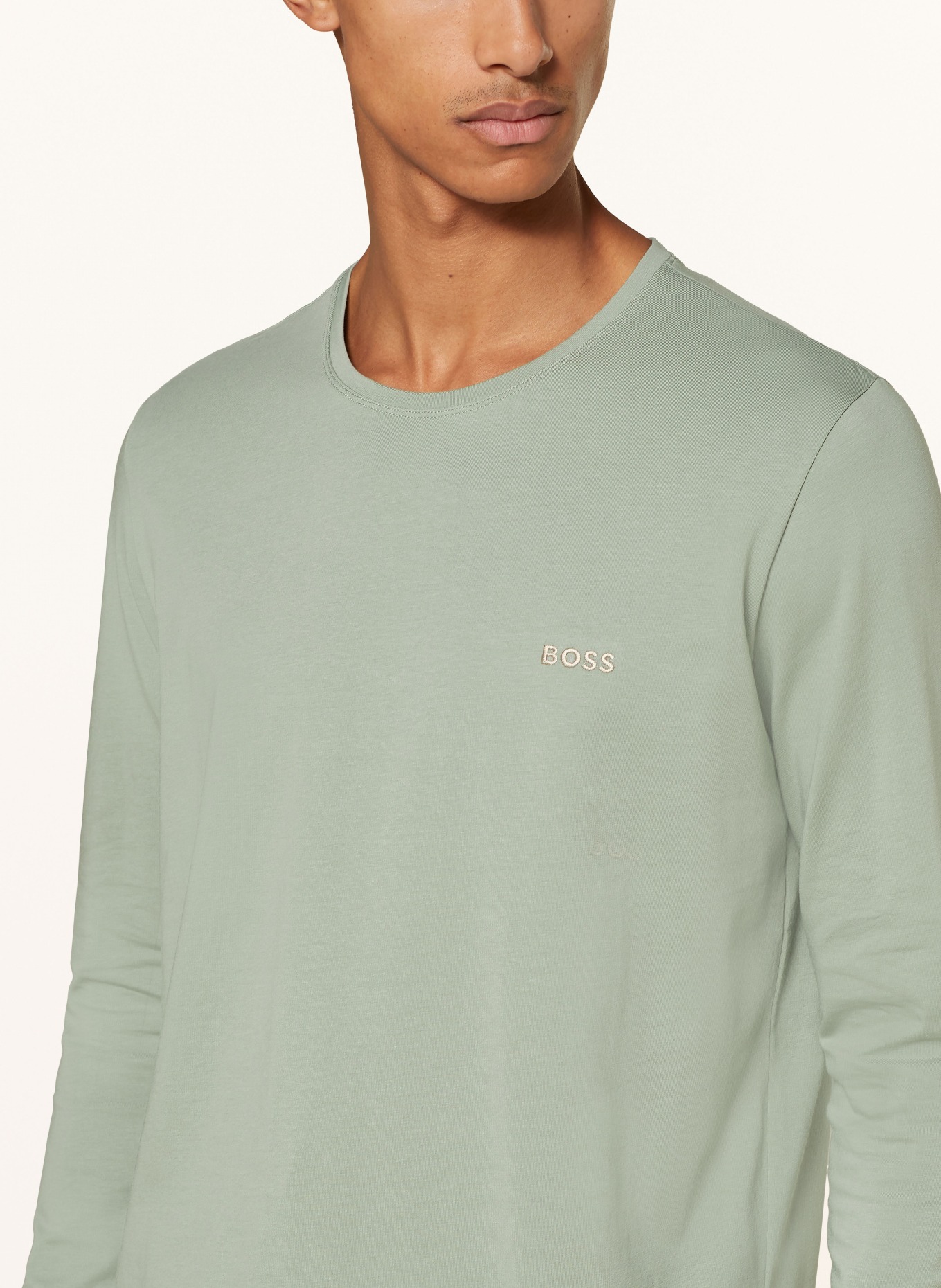 BOSS Schlafshirt MIX&MATCH: HELLGRÜN