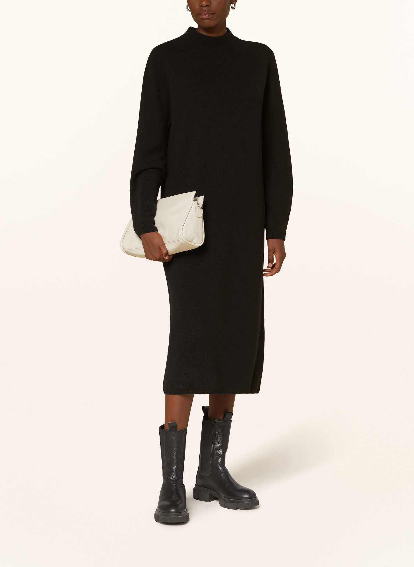 DRYKORN Strickkleid ANTONA: SCHWARZ