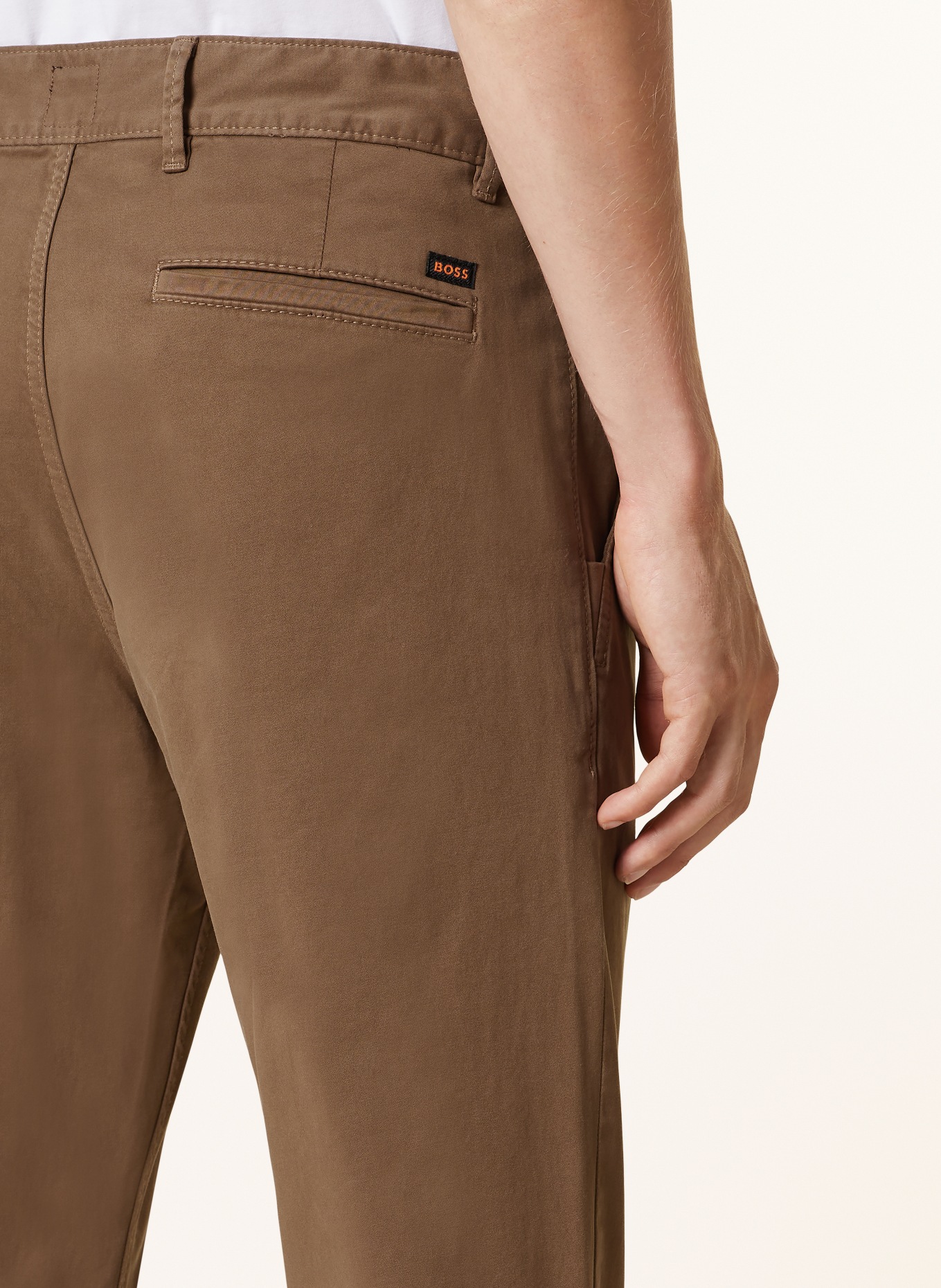 BOSS Chinos CHINO slim fit, Color: BROWN (Image 6)