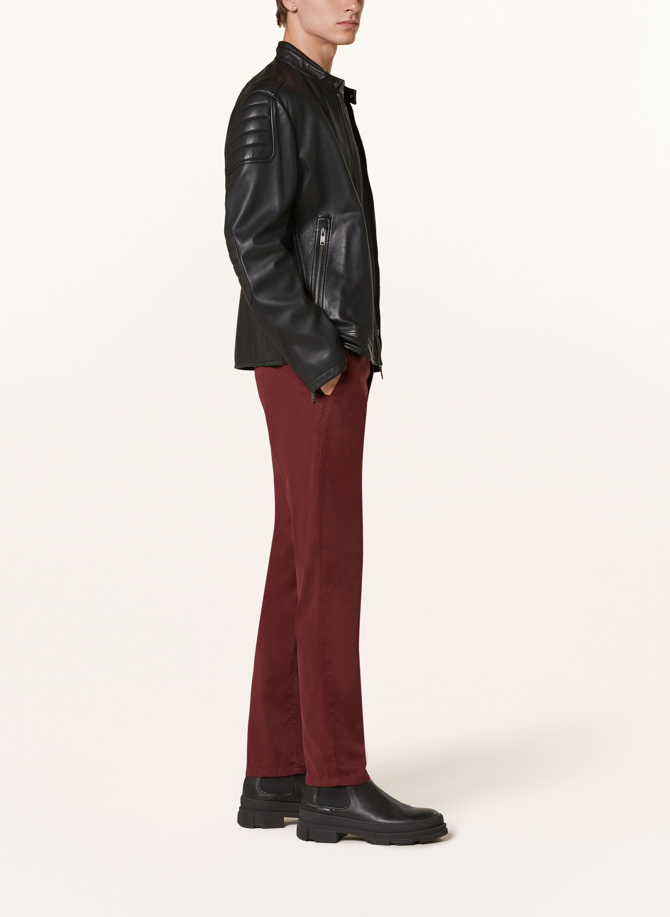 BOSS Chino CHINO Slim Fit: DUNKELROT