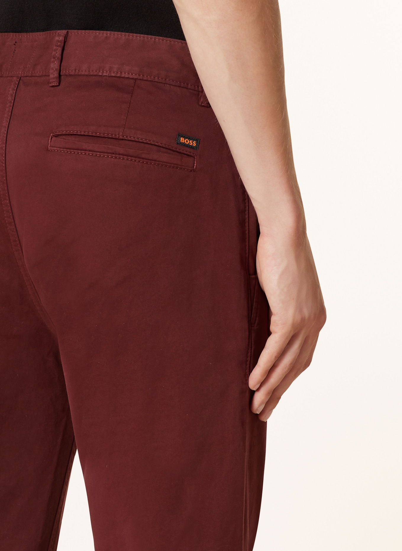 BOSS Chino CHINO Slim Fit: DUNKELROT