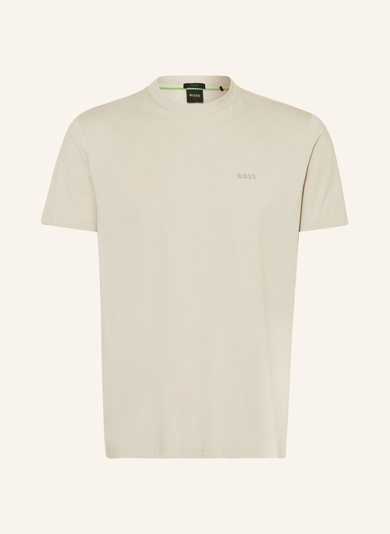 BOSS T-shirt TEE, Color: BEIGE (Image 1)