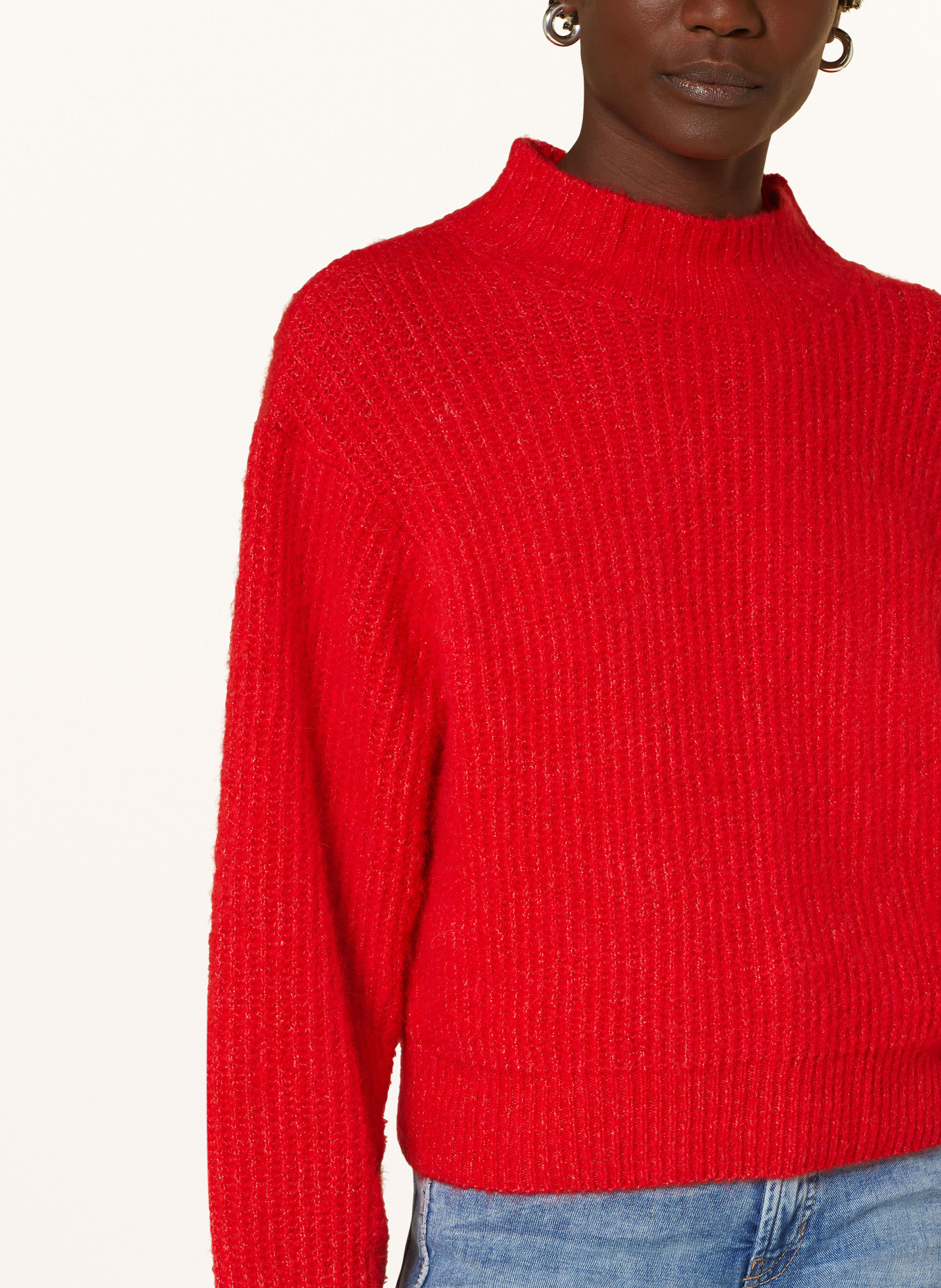 American Vintage Pullover mit Alpaka, Farbe: ROT (Bild 4)