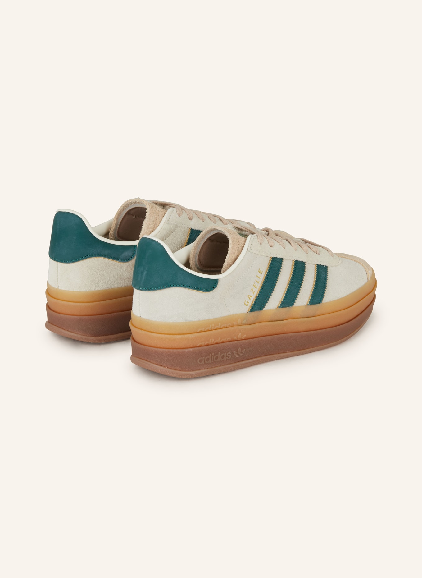 adidas Originals Sneaker GAZELLE BOLD, Farbe: ECRU/ GRÜN (Bild 2)