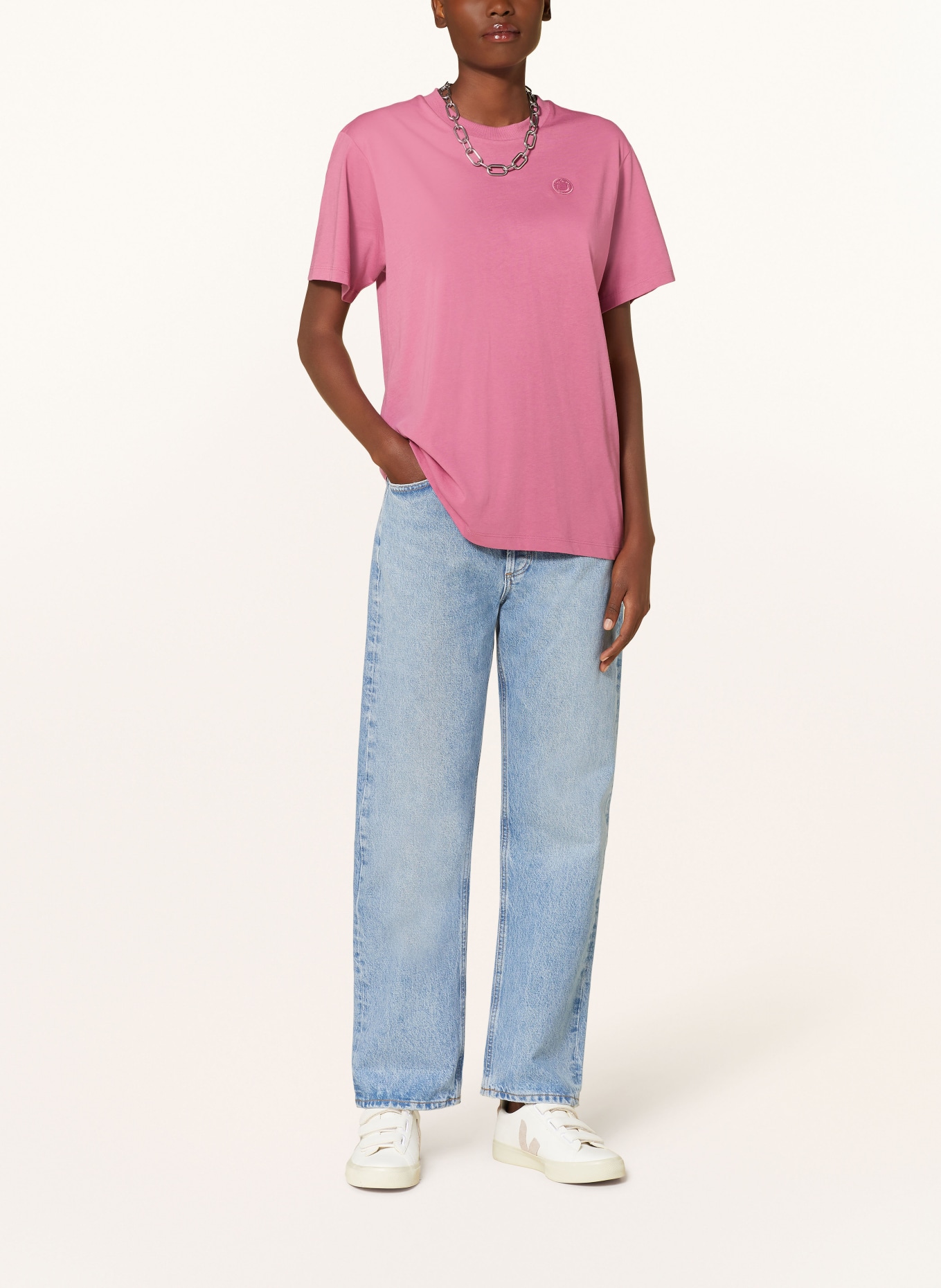 HUGO BLUE T-shirt, Color: DUSKY PINK (Image 2)