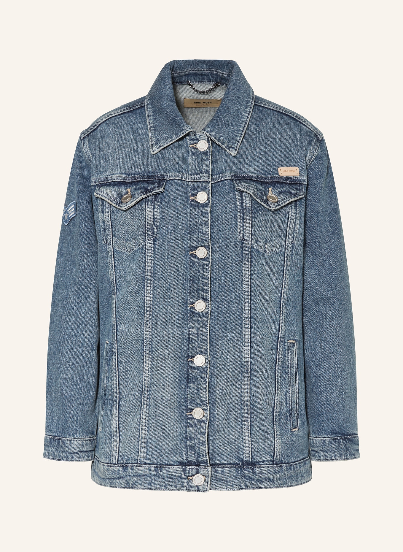 MOS MOSH Jeansjacke MMBAYLEE in blau 