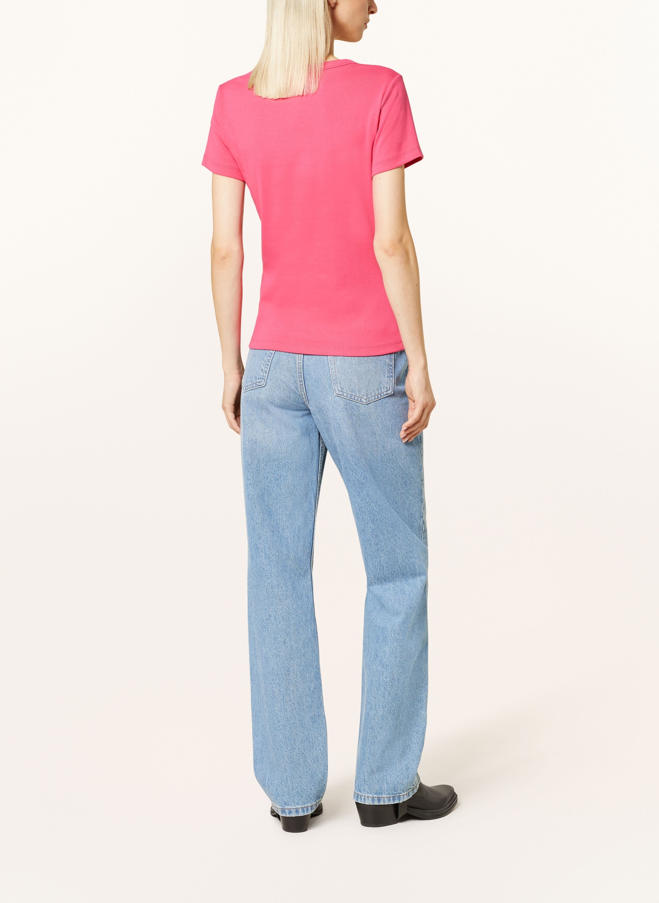 HUGO T-shirt DELORIS, Color: PINK (Image 3)