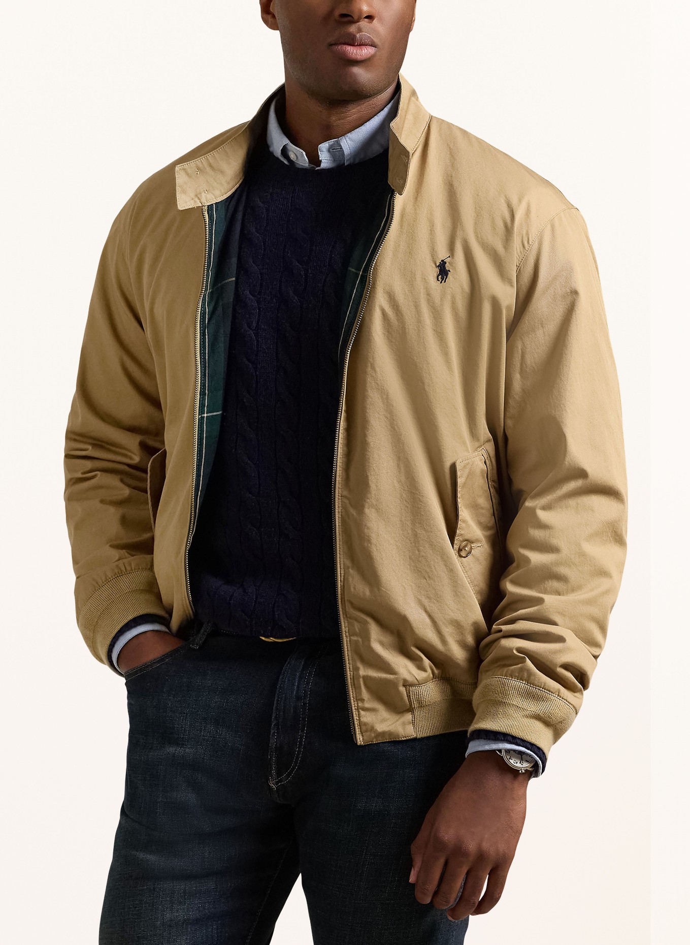 POLO RALPH LAUREN Big & Tall Bomber jacket, Color: CAMEL (Image 4)