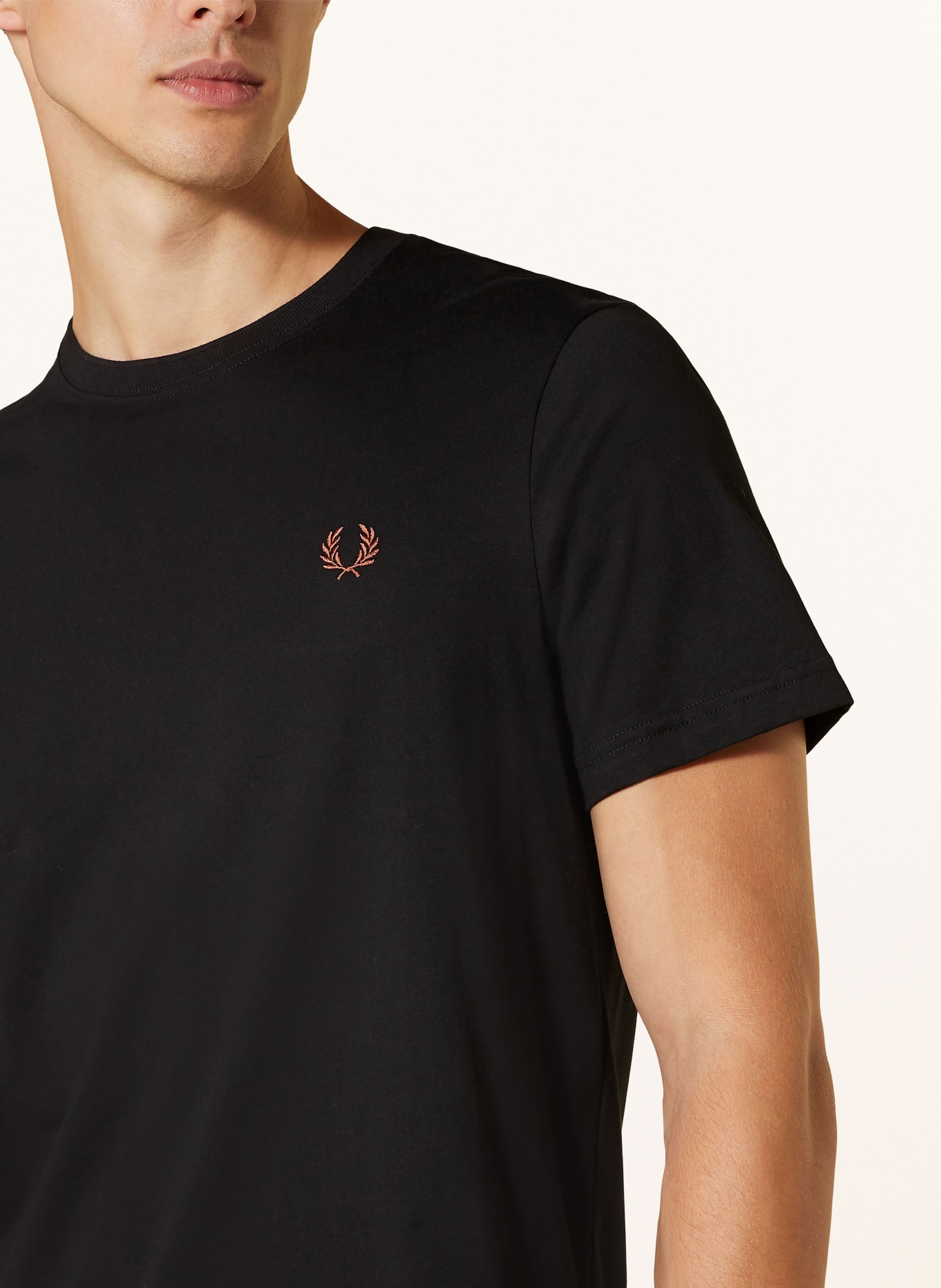 FRED PERRY T-shirt, Color: BLACK (Image 4)