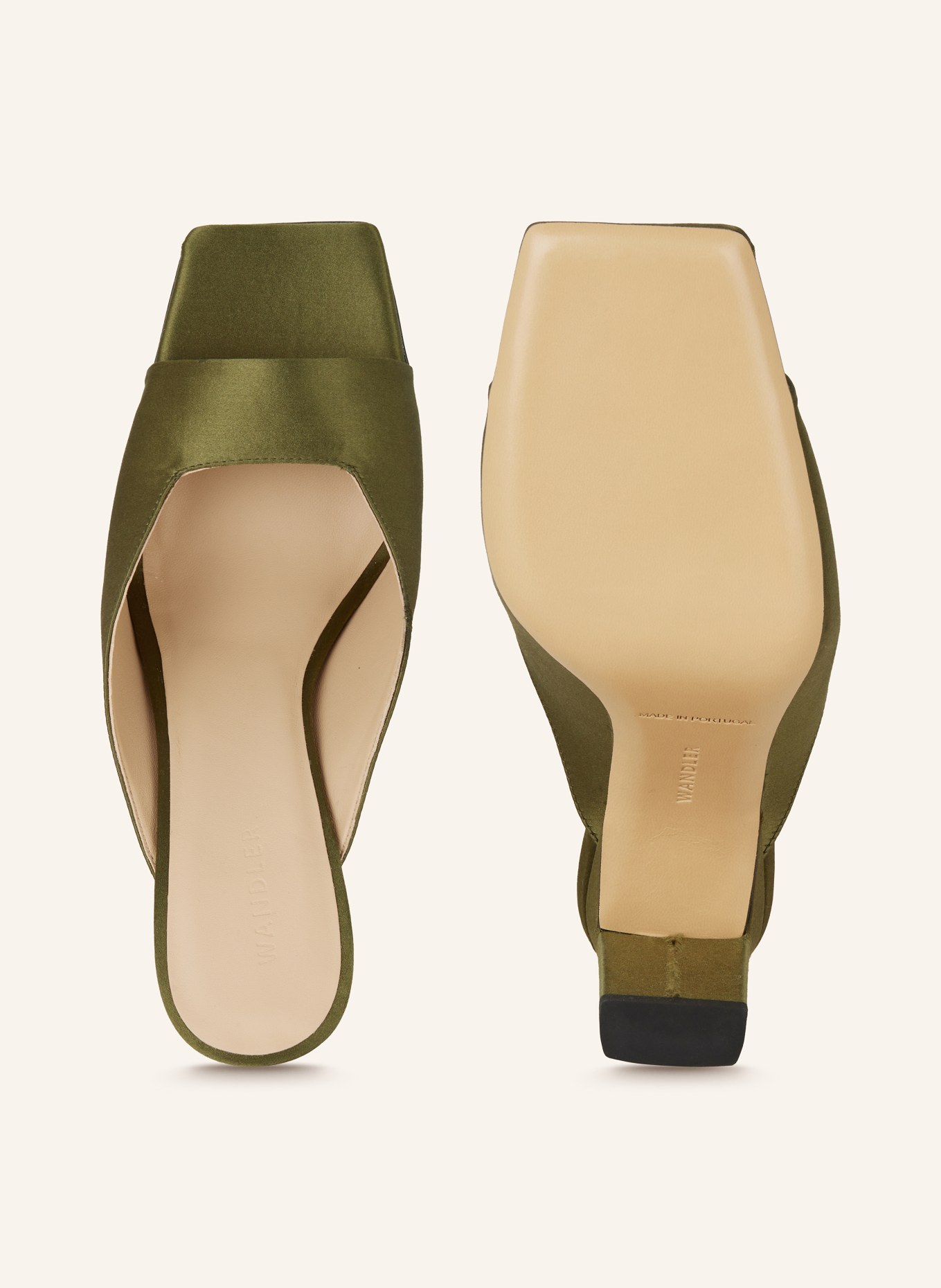 WANDLER Mules ISA in oliv