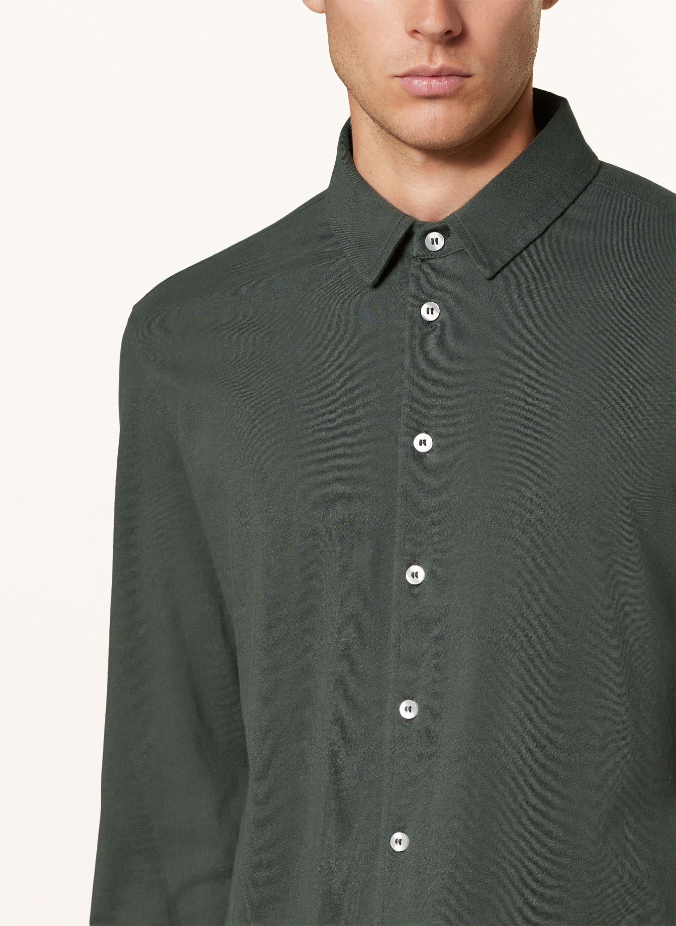 Juvia Jersey shirt KOA slim fit, Color: GREEN (Image 4)