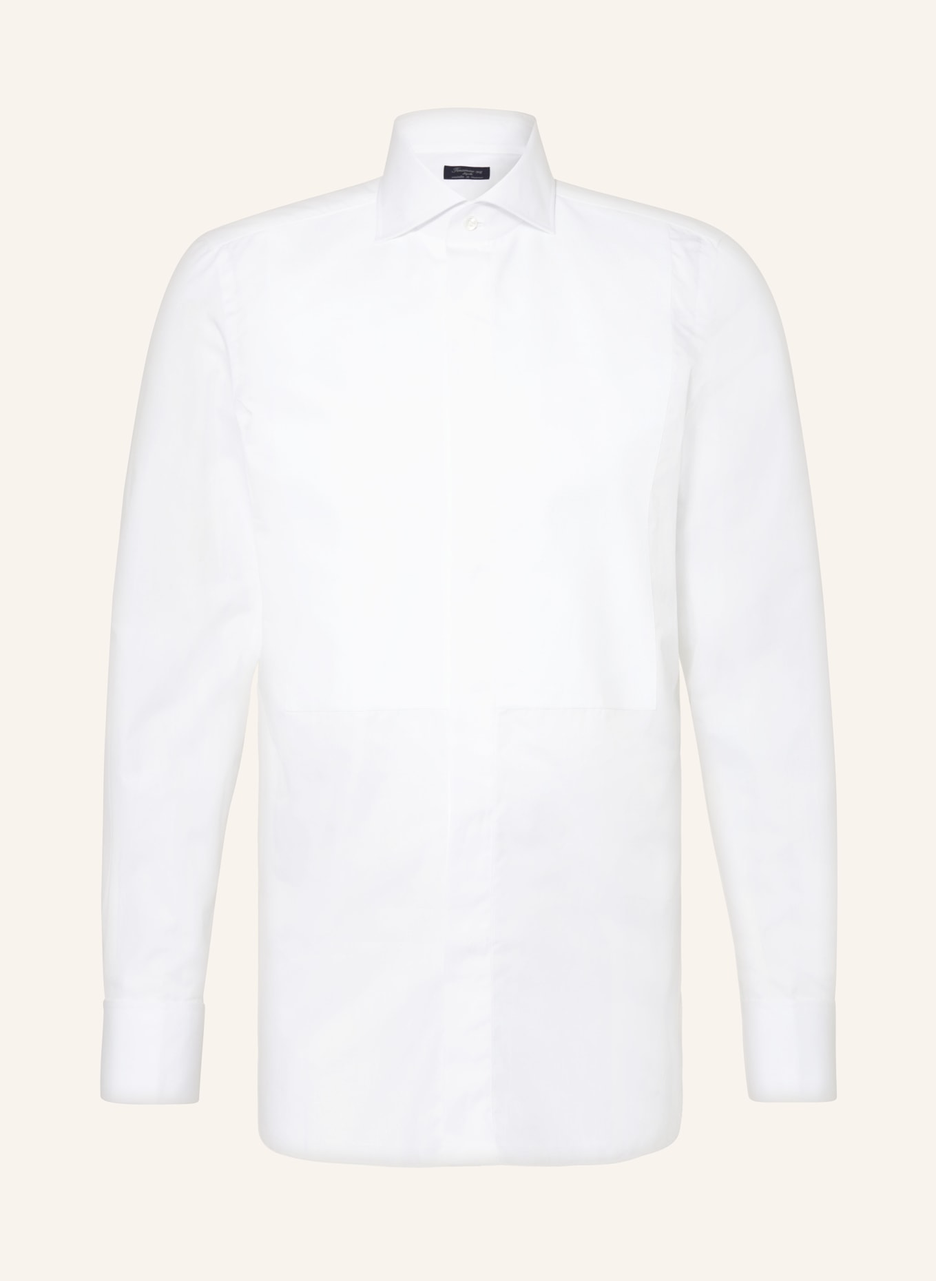 FINAMORE 1925 Tuxedo shirt EDUARDO regular fit: WHITE
