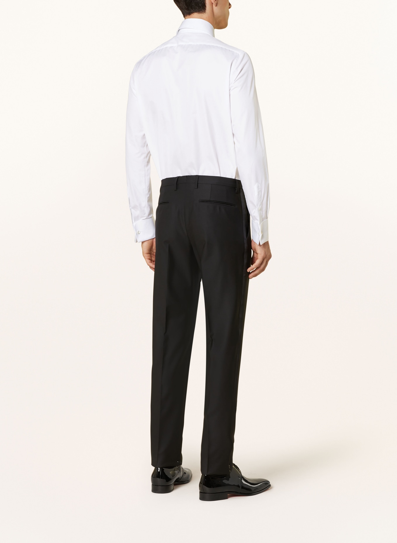FINAMORE 1925 Tuxedo shirt EDUARDO regular fit: WHITE