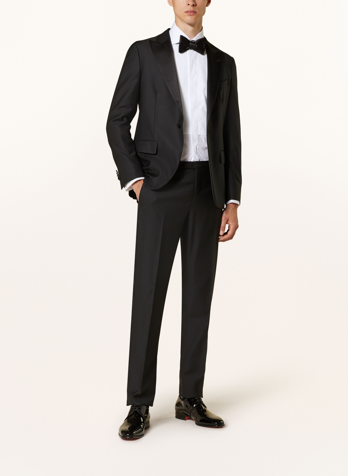 FINAMORE 1925 Tuxedo shirt EDUARDO regular fit: WHITE