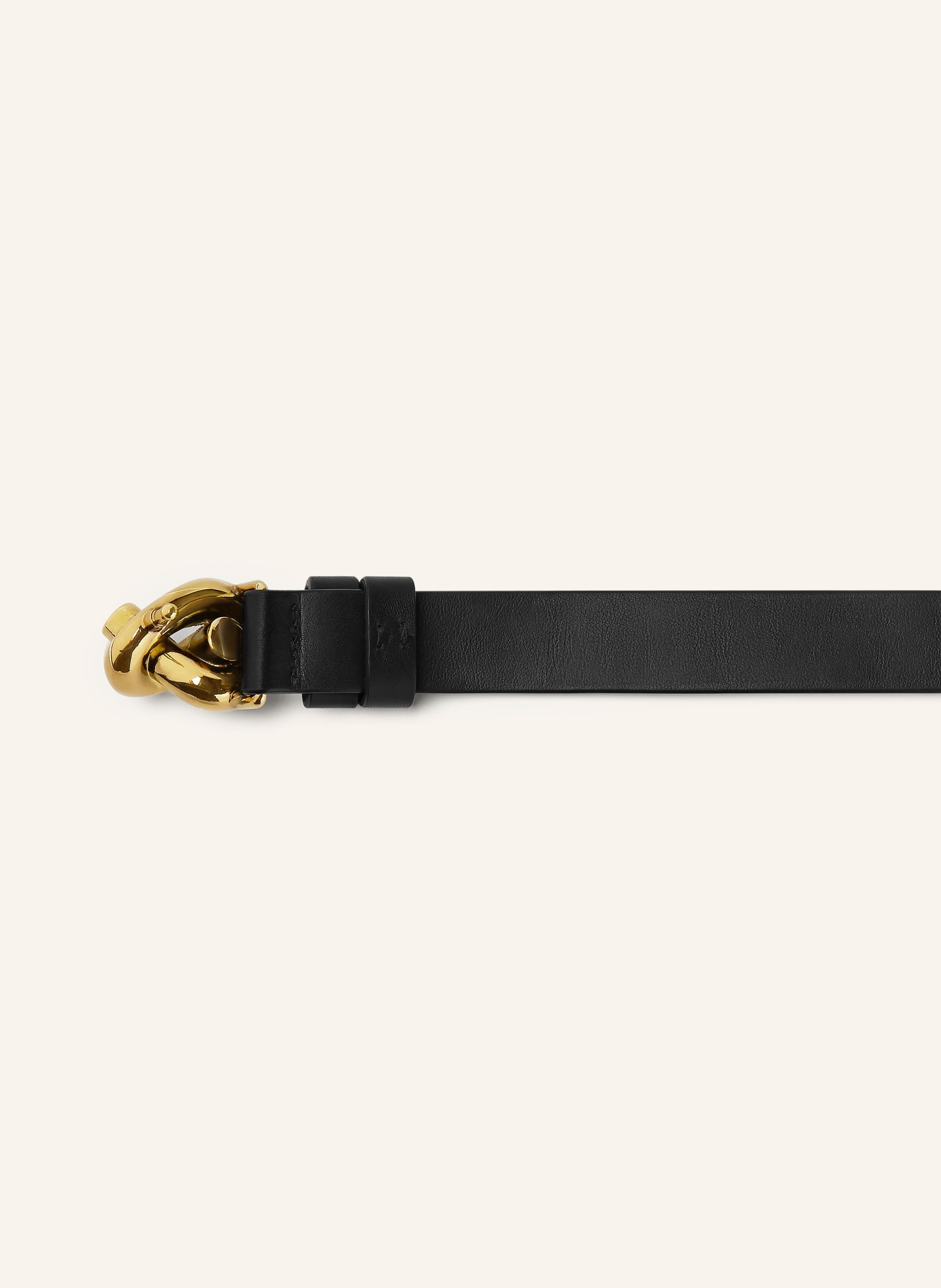 BOTTEGA VENETA Ledergürtel KNOT: BLACK