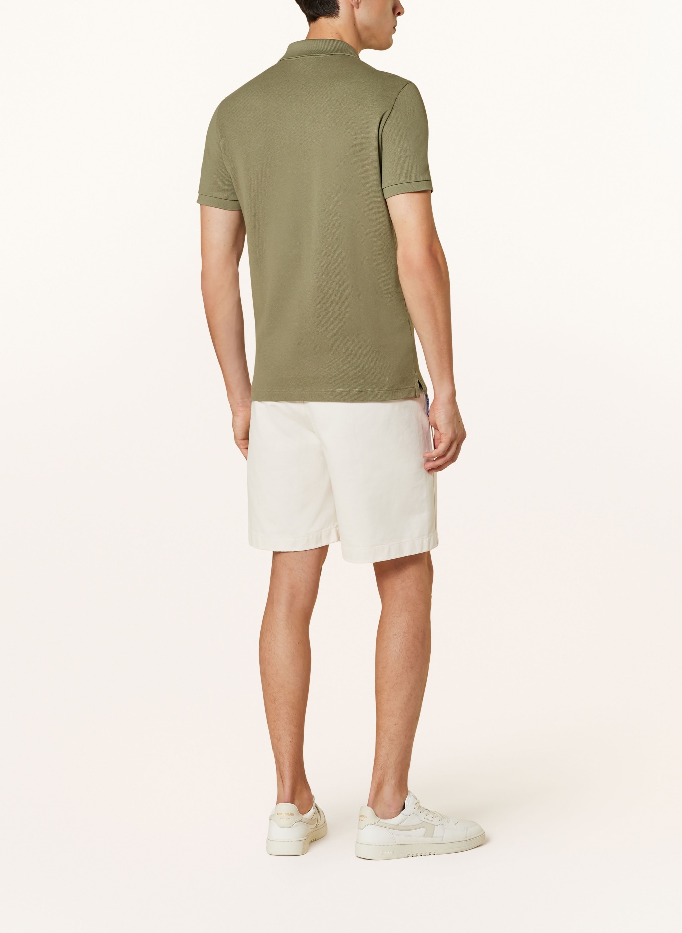 LACOSTE Piqué-Poloshirt Slim Fit, Farbe: KHAKI (Bild 3)