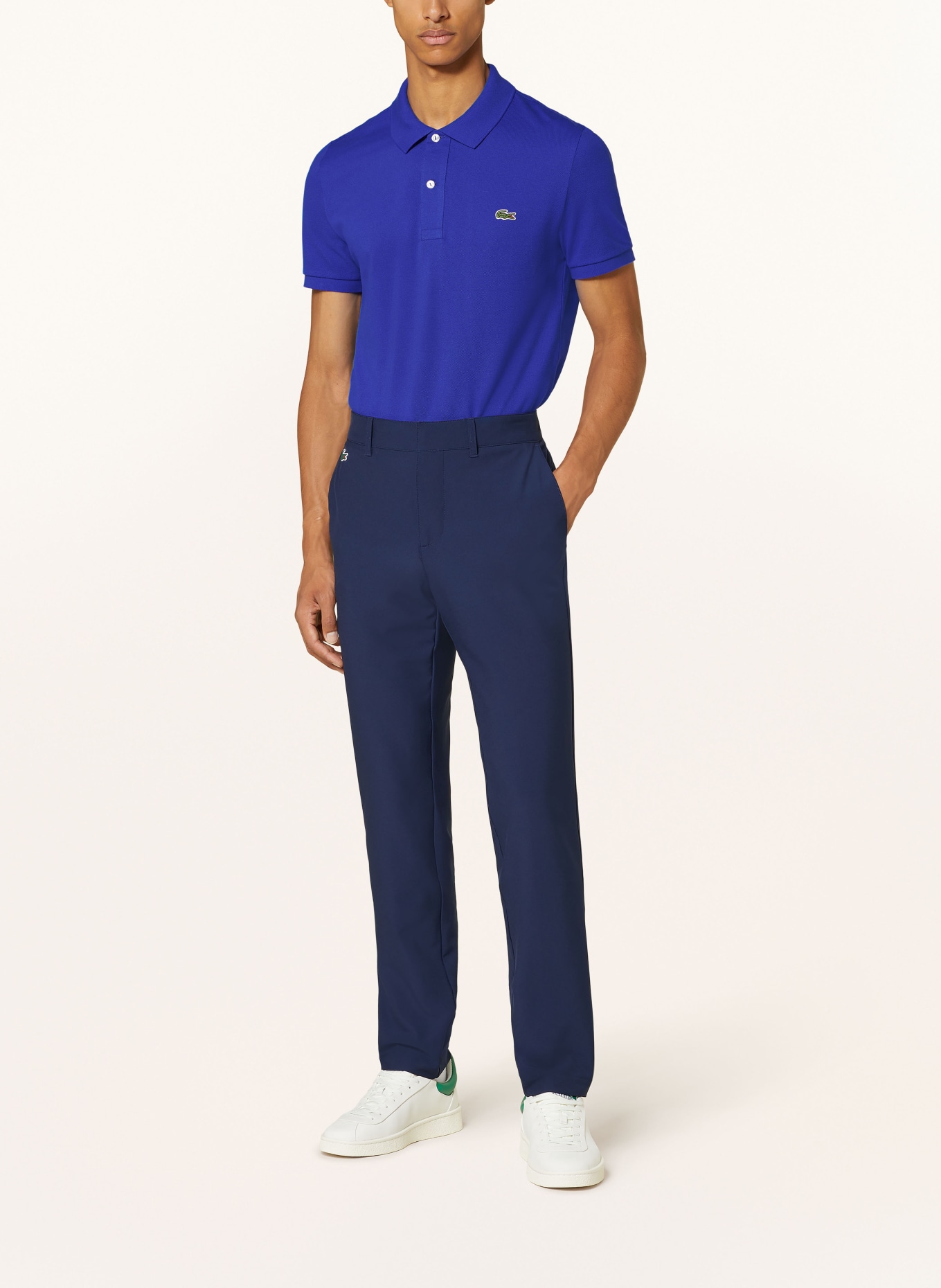 LACOSTE Piqué-Poloshirt Slim Fit, Farbe: BLAU (Bild 2)