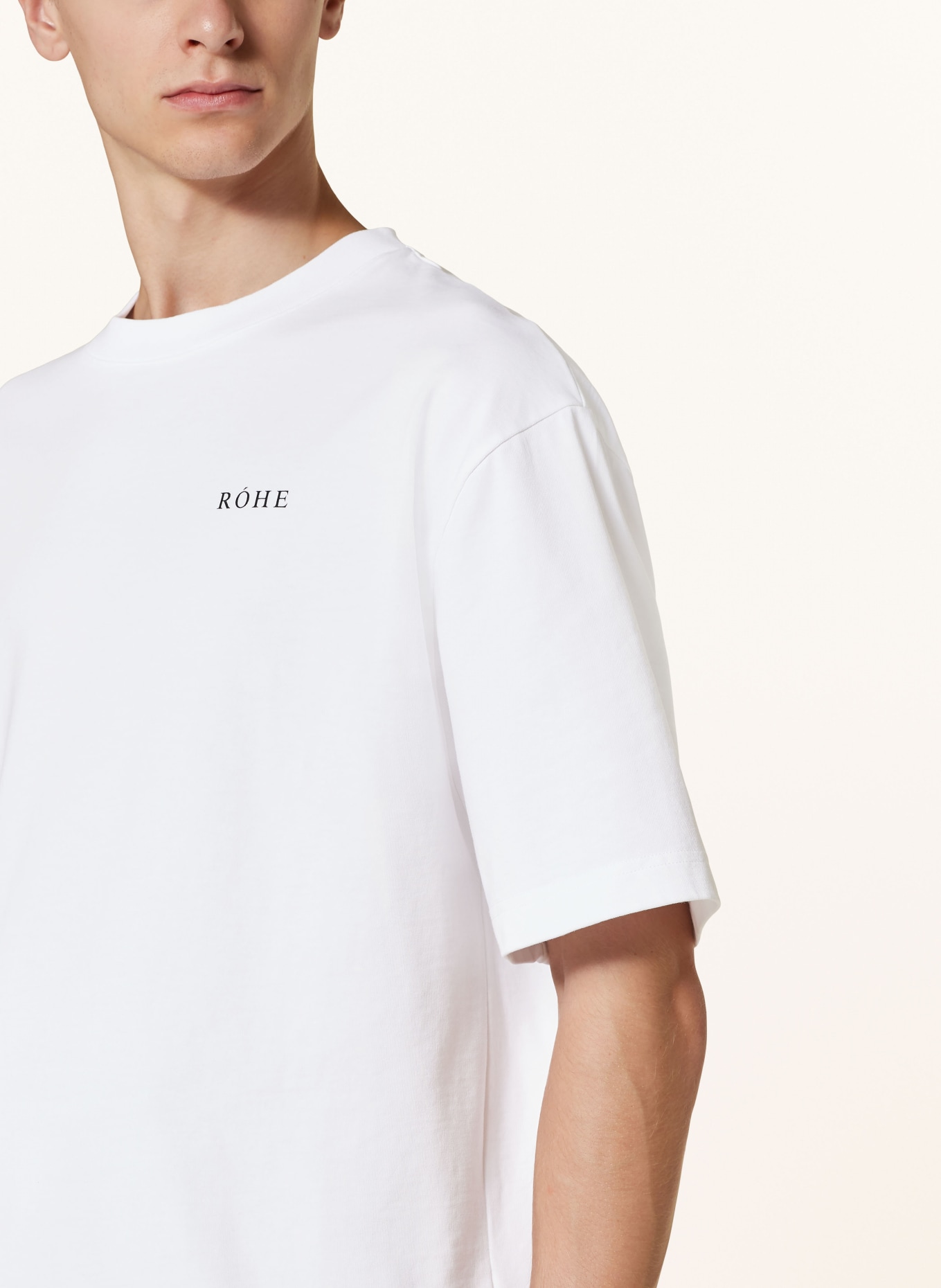 RÓHE T-shirt, Color: WHITE (Image 4)