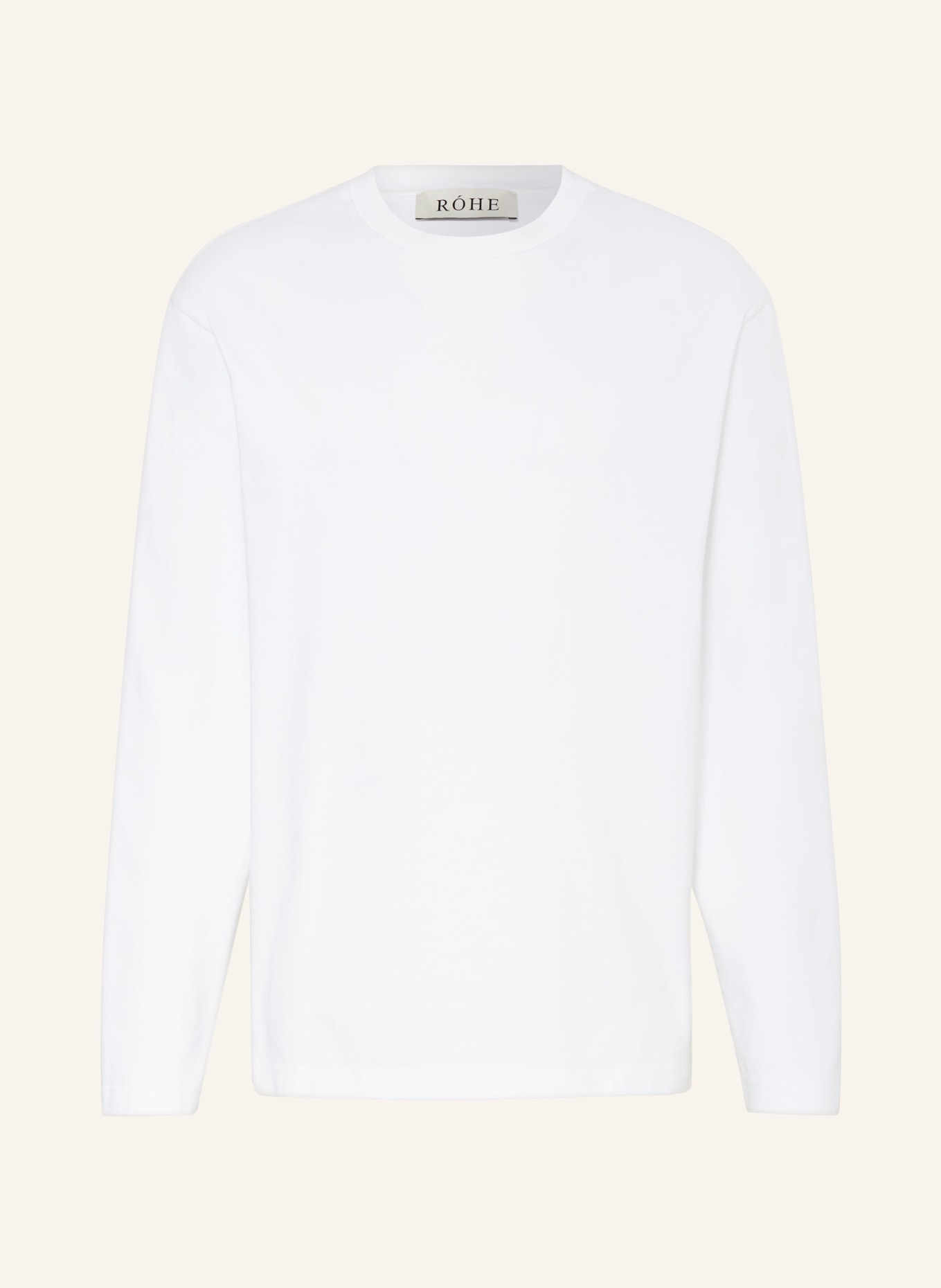 RÓHE Longsleeve, Farbe: WEISS (Bild 1)