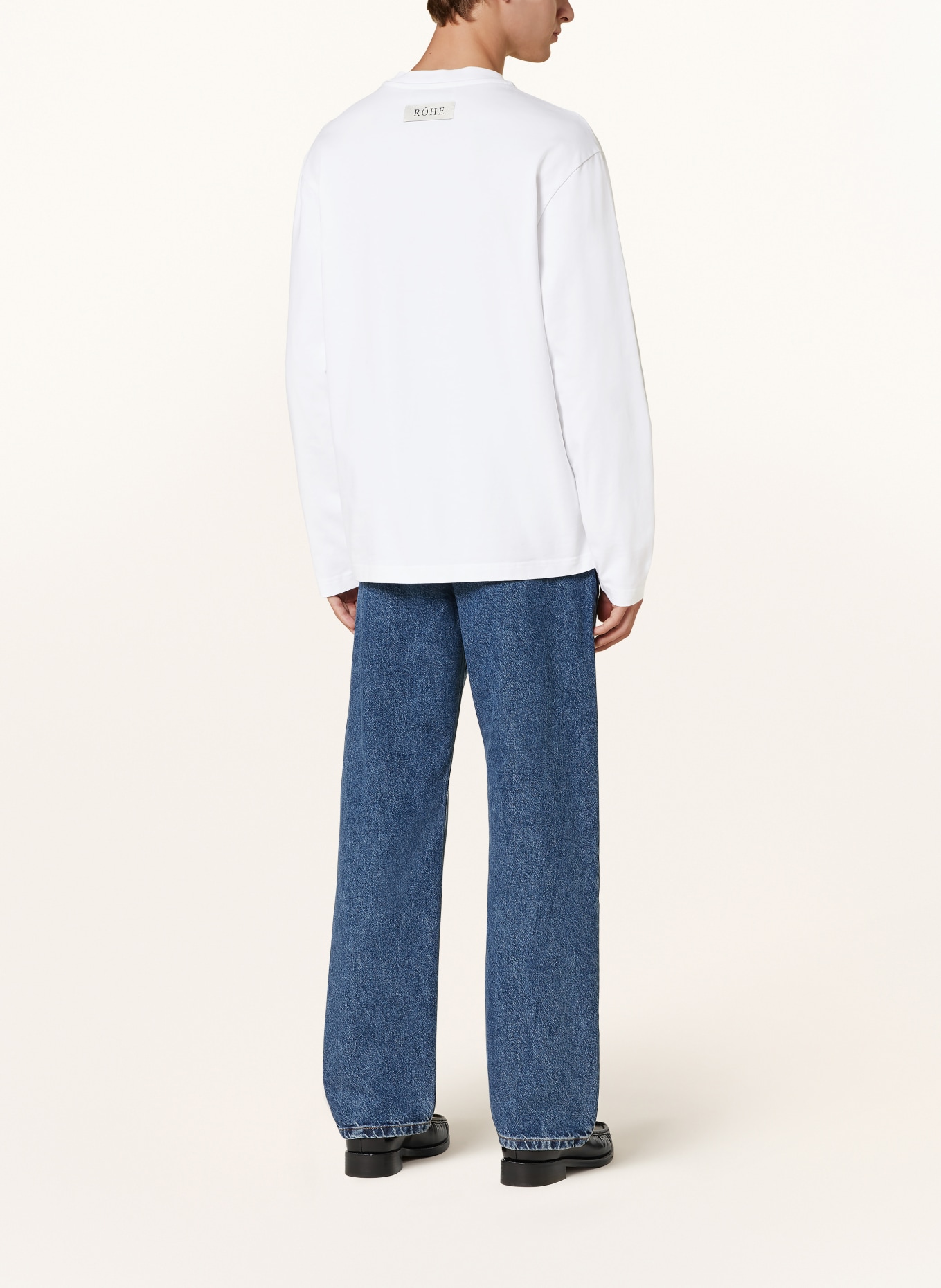 RÓHE Longsleeve, Farbe: WEISS (Bild 3)