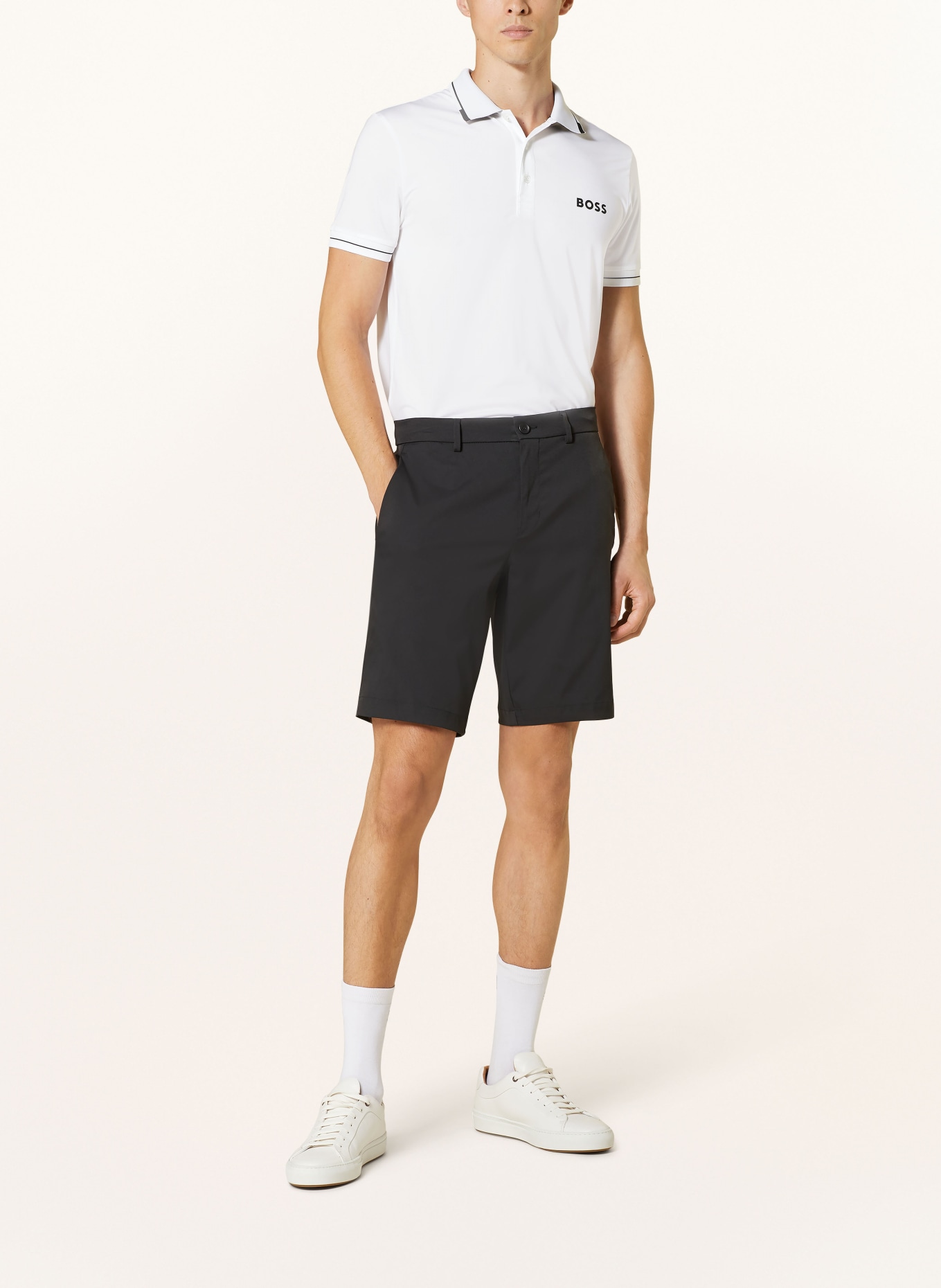 BOSS Golfshorts PHOENIX, Farbe: SCHWARZ (Bild 2)