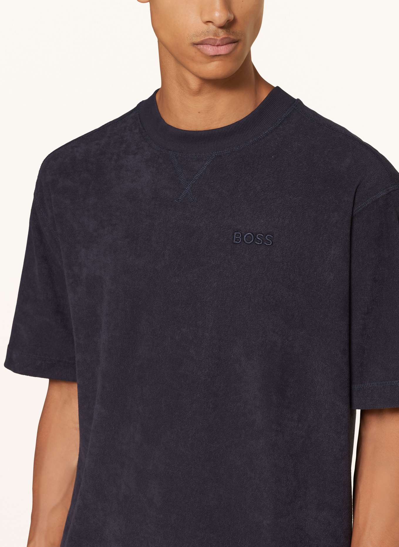 BOSS T-shirt, Color: DARK BLUE (Image 4)