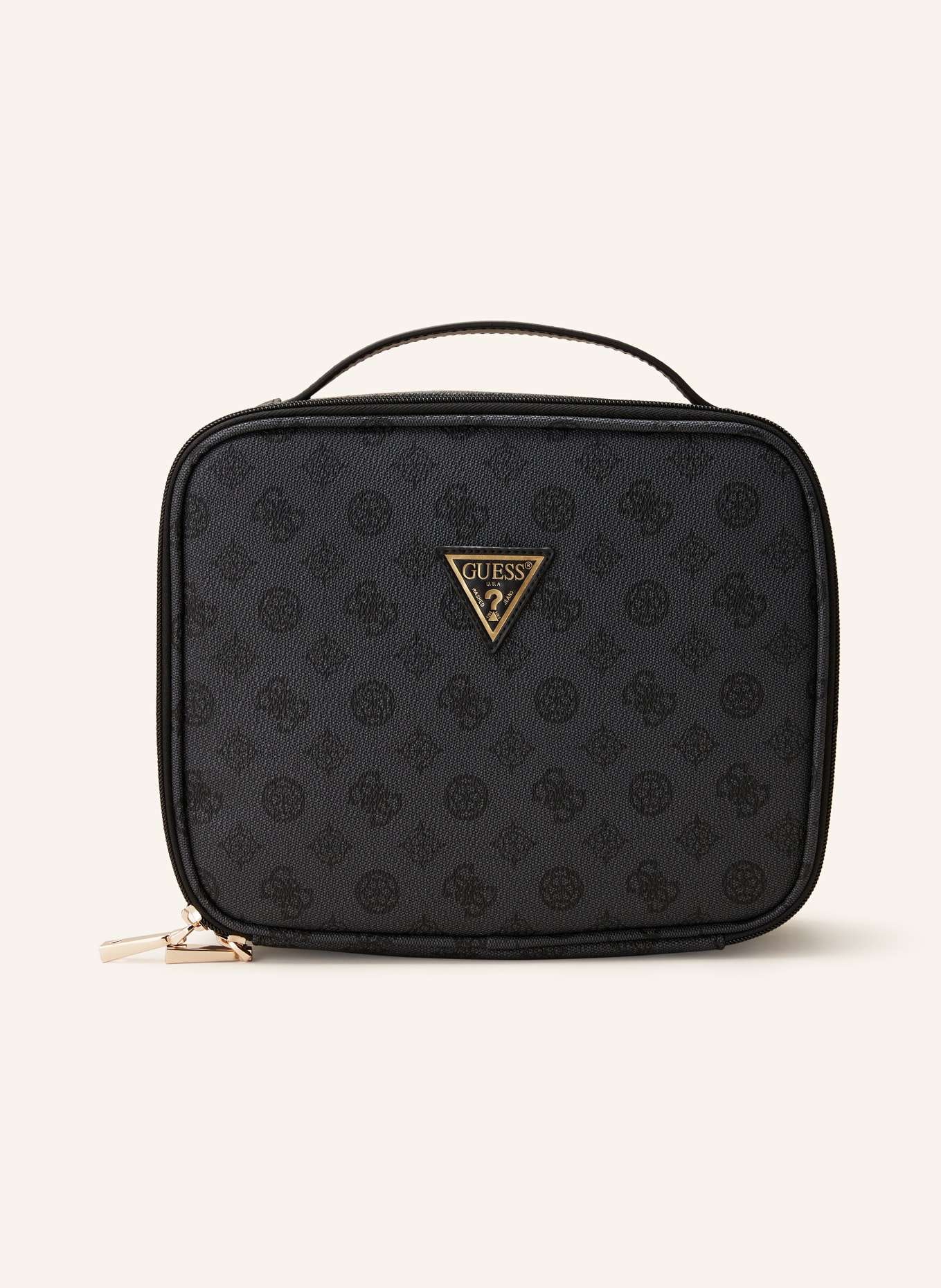 GUESS Makeup bag WILDER in dark gray gray