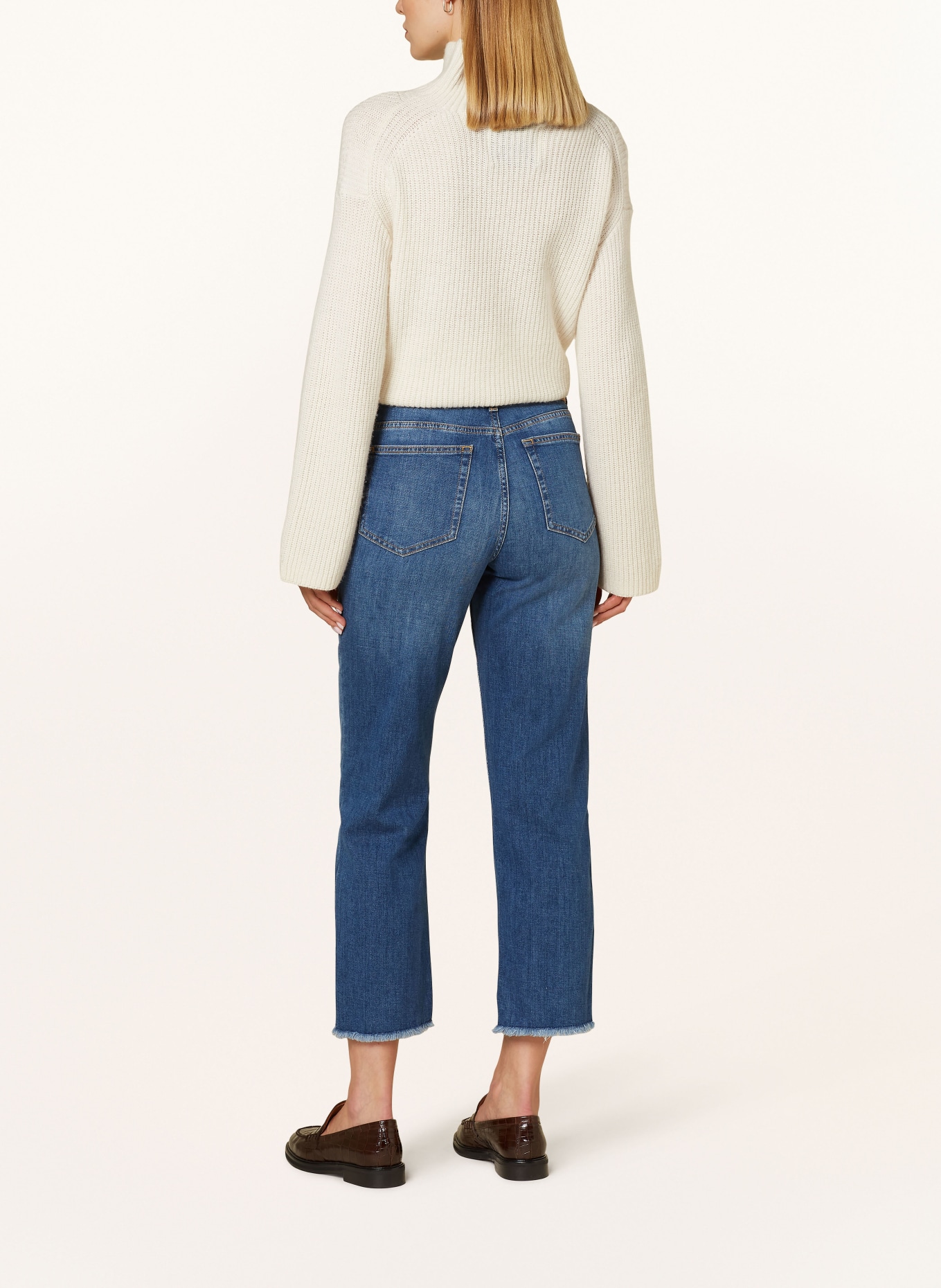 Marc O'Polo Flared Jeans KIRUNA, Farbe: 055 Cashmere soft blue wash (Bild 3)