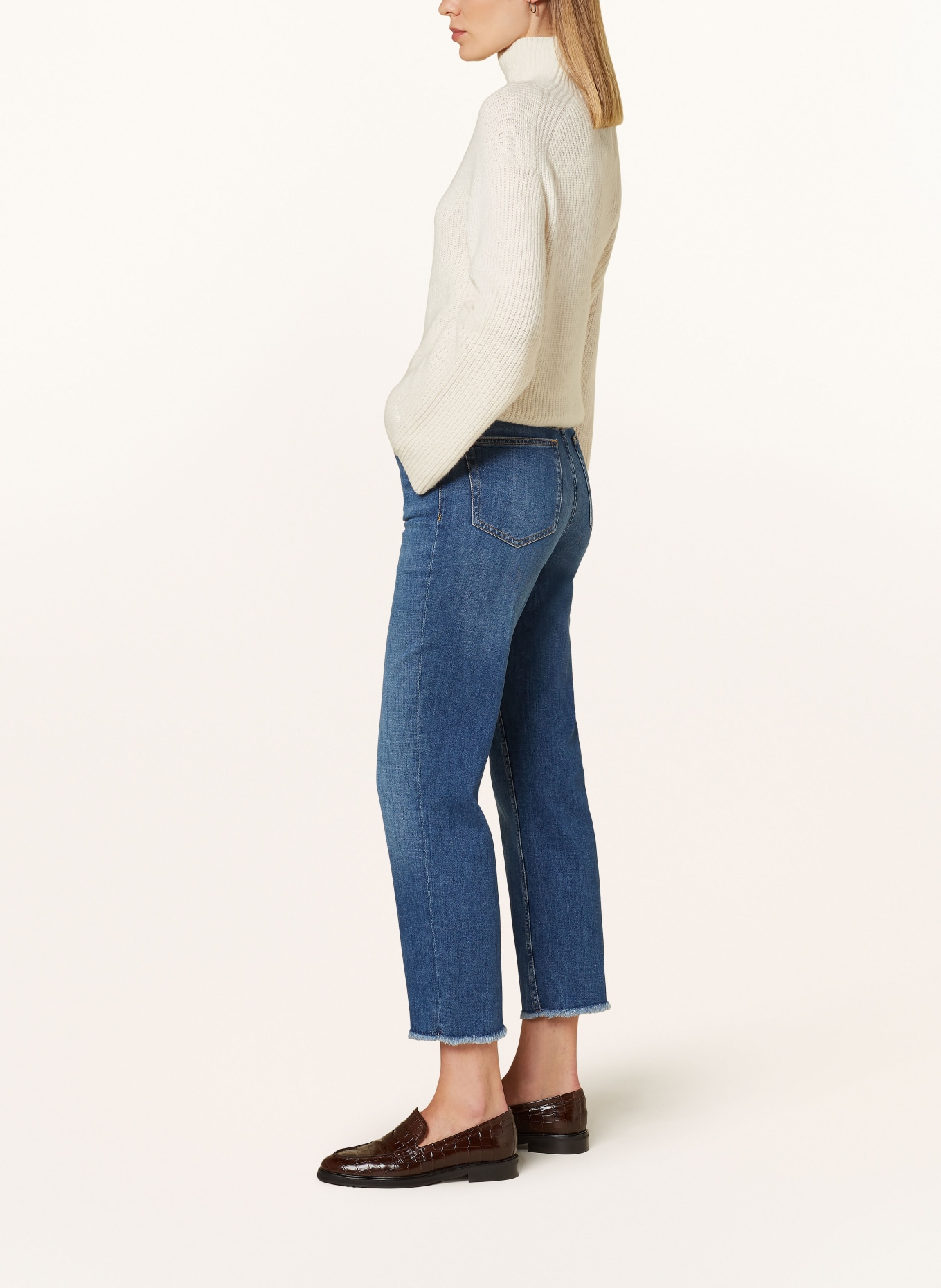 Marc O'Polo Jeansy flare KIRUNA, Kolor: 055 Cashmere soft blue wash (Obrazek 4)