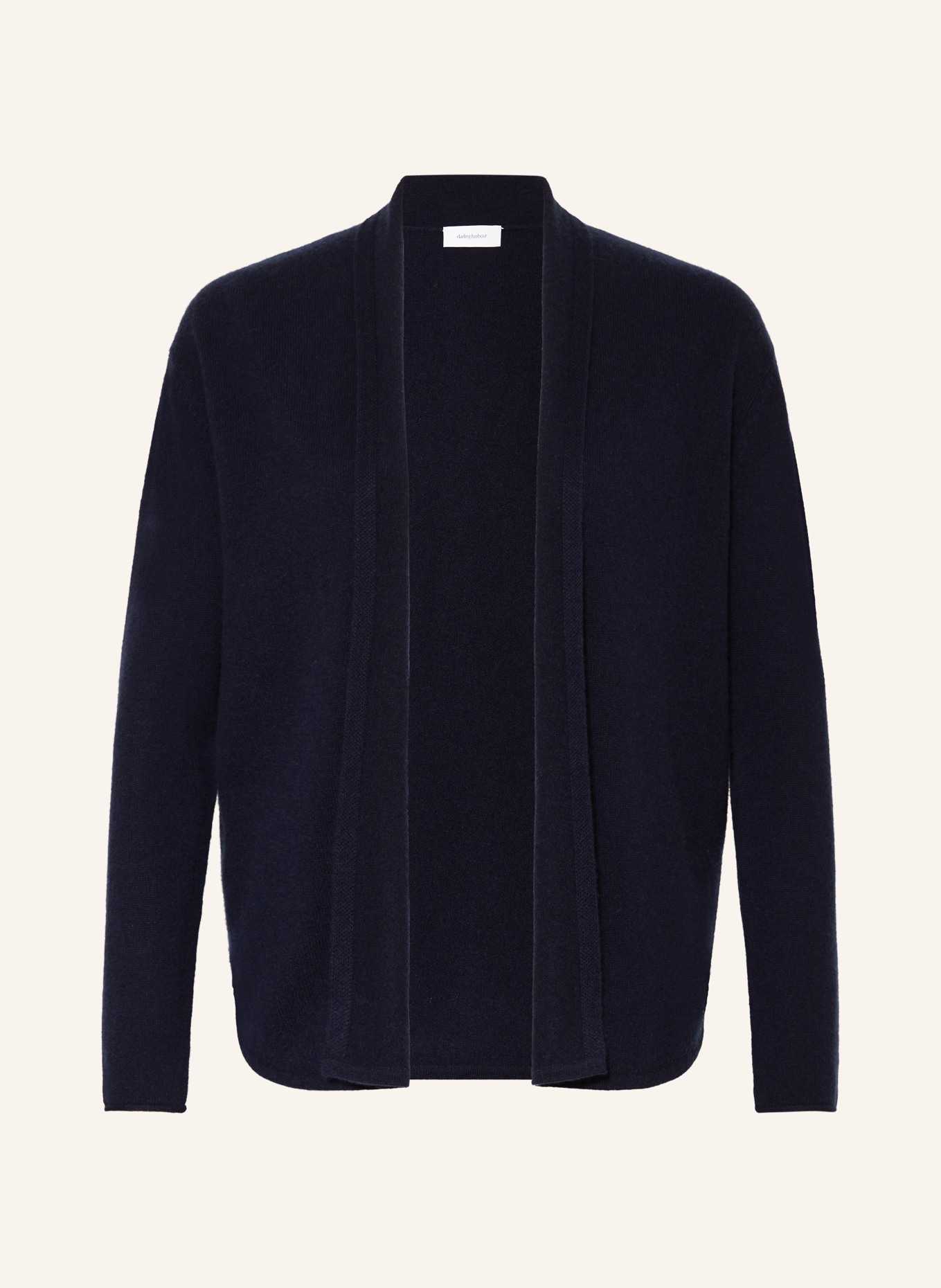 darling harbour Úpletový kardigan z kašmíru: TMAVĚ MODRÁ