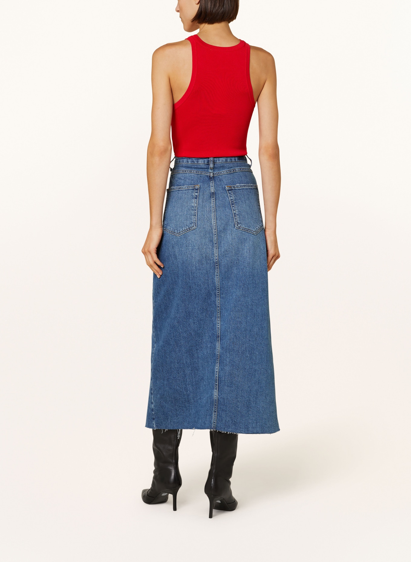 NEO NOIR Knit top WILLY: RED