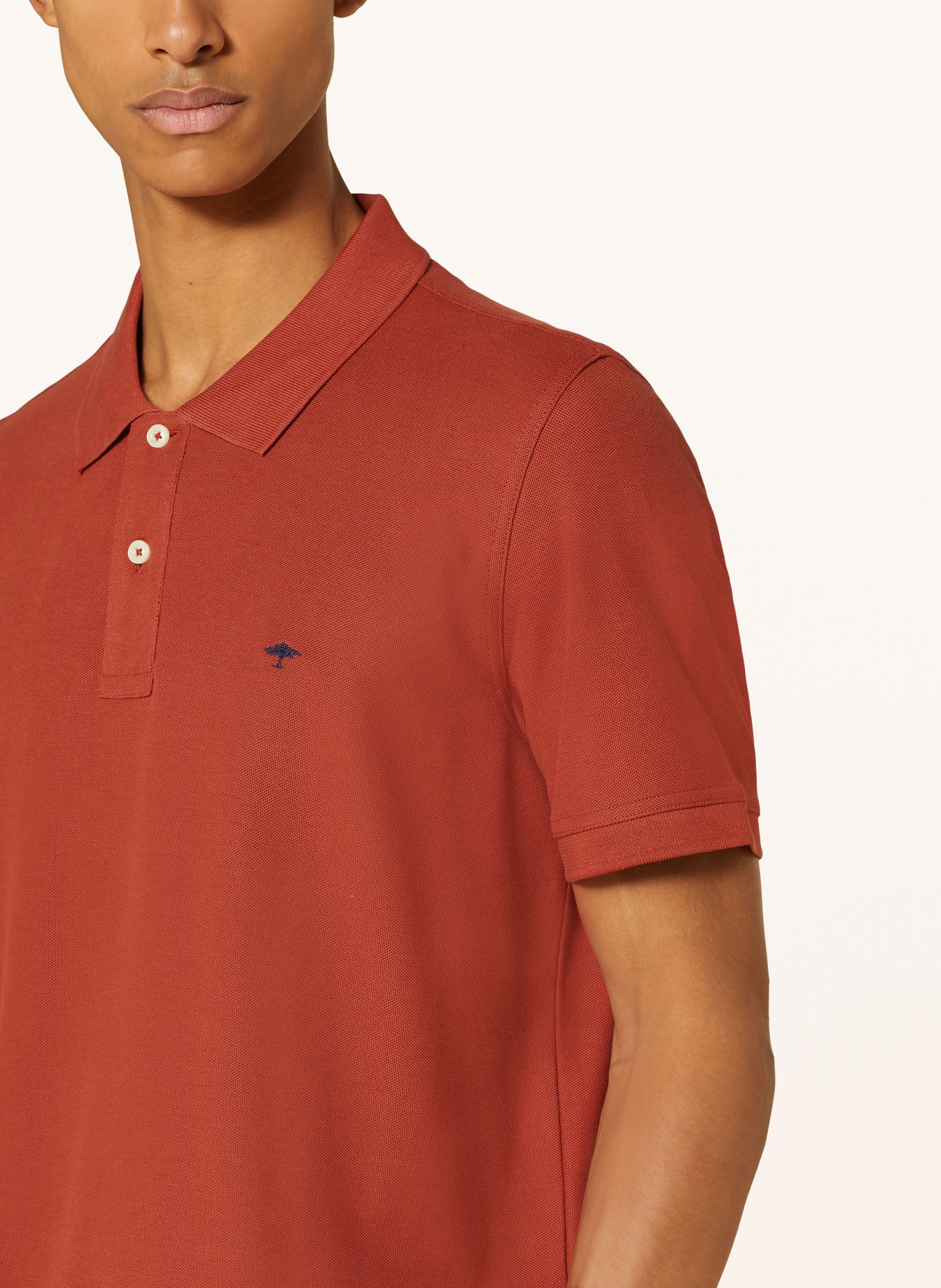 Dark orange polo shirt best sale