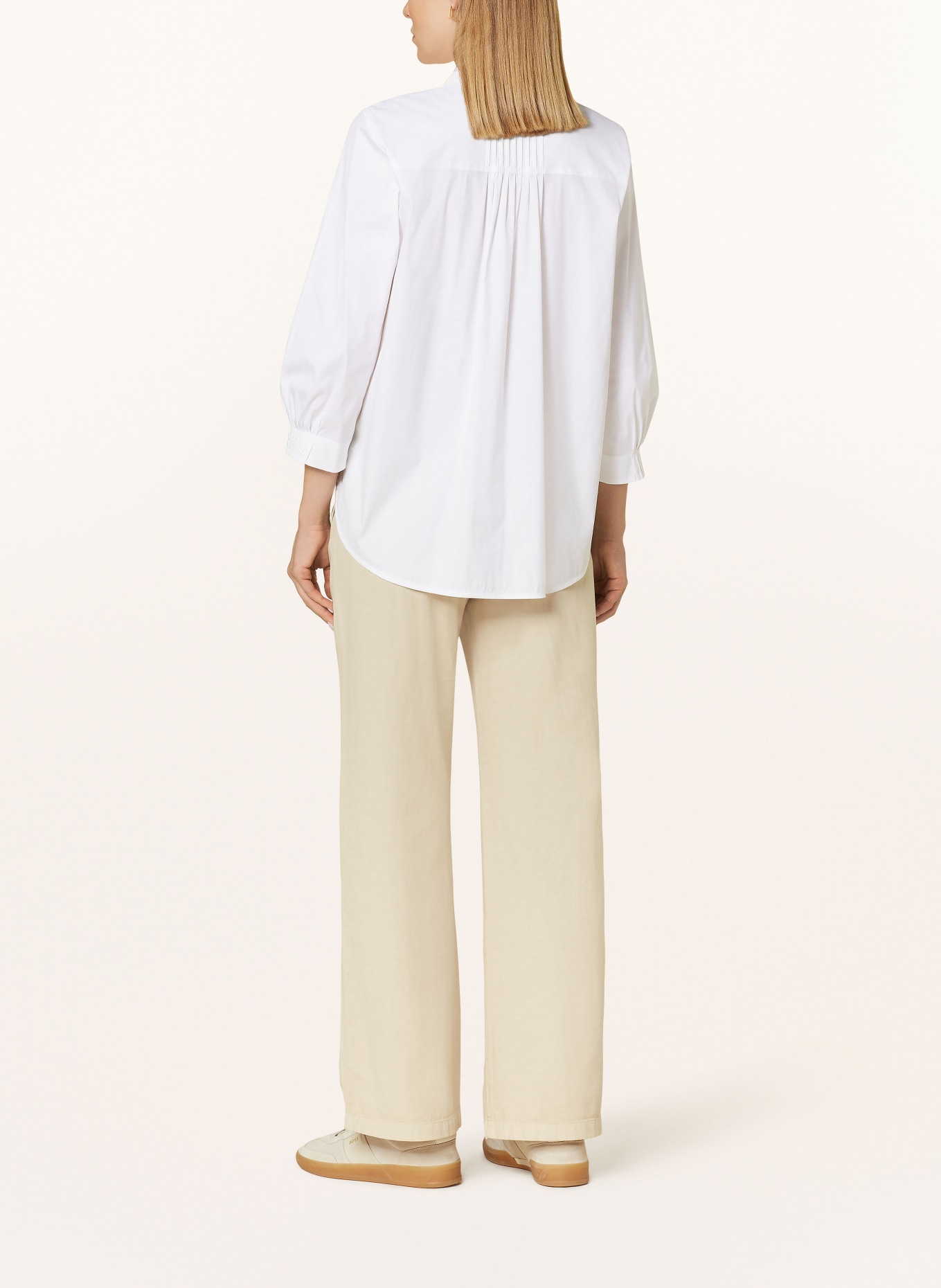 1863 by ETERNA Shirt blouse with 3/4 sleeves, Color: WHITE (Image 3)