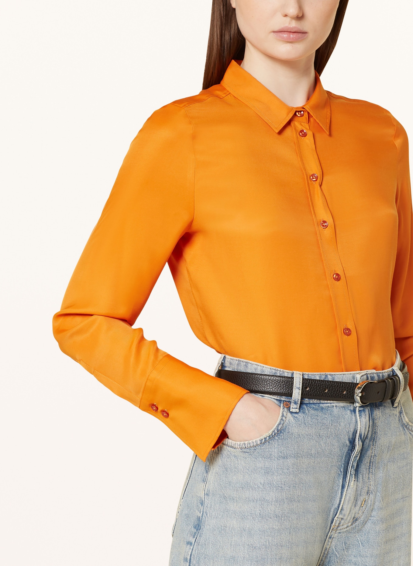 ETERNA Shirt blouse, Color: ORANGE (Image 4)