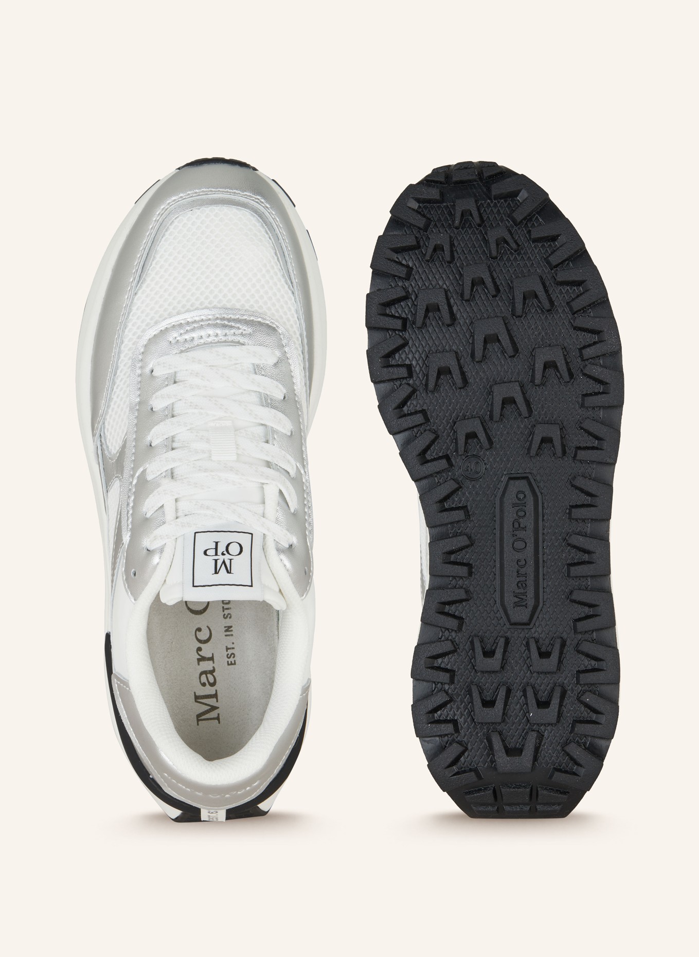 Marc O'Polo Sneakers EGILA, Color: SILVER/ WHITE (Image 5)