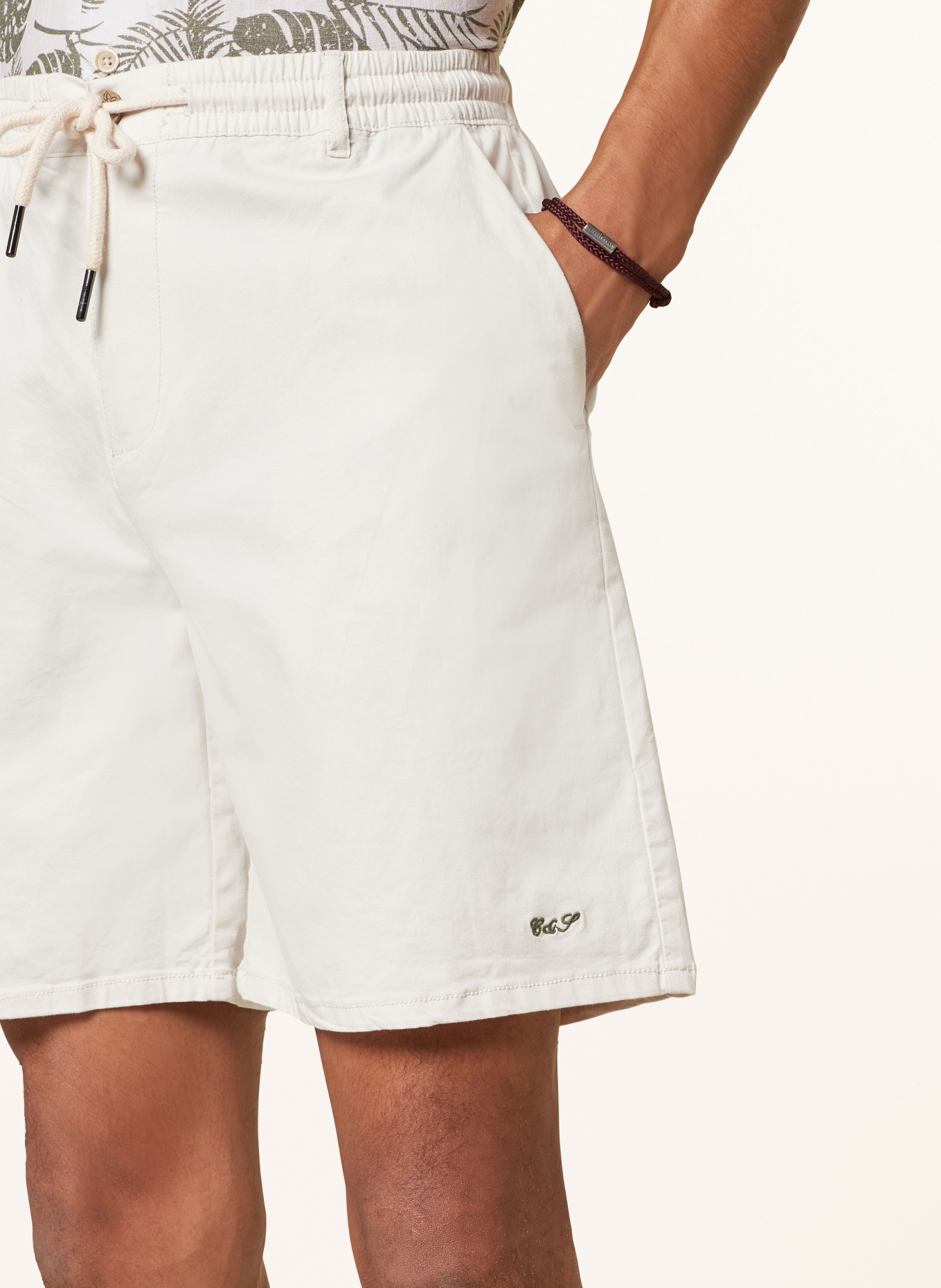 COLOURS & SONS Shorts, Color: CREAM (Image 5)