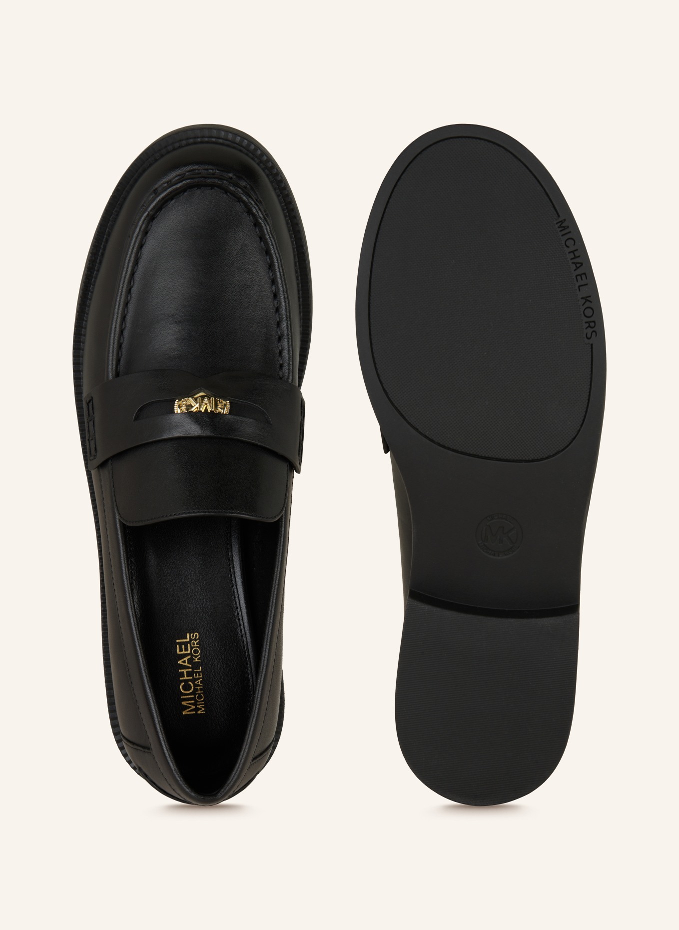 MICHAEL KORS Penny loafers EDEN, Color: 001 BLACK (Image 5)