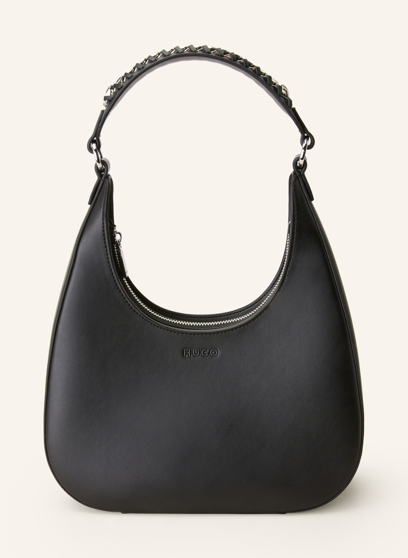 HUGO Hobo bag MADYSON, Color: BLACK (Image 1)