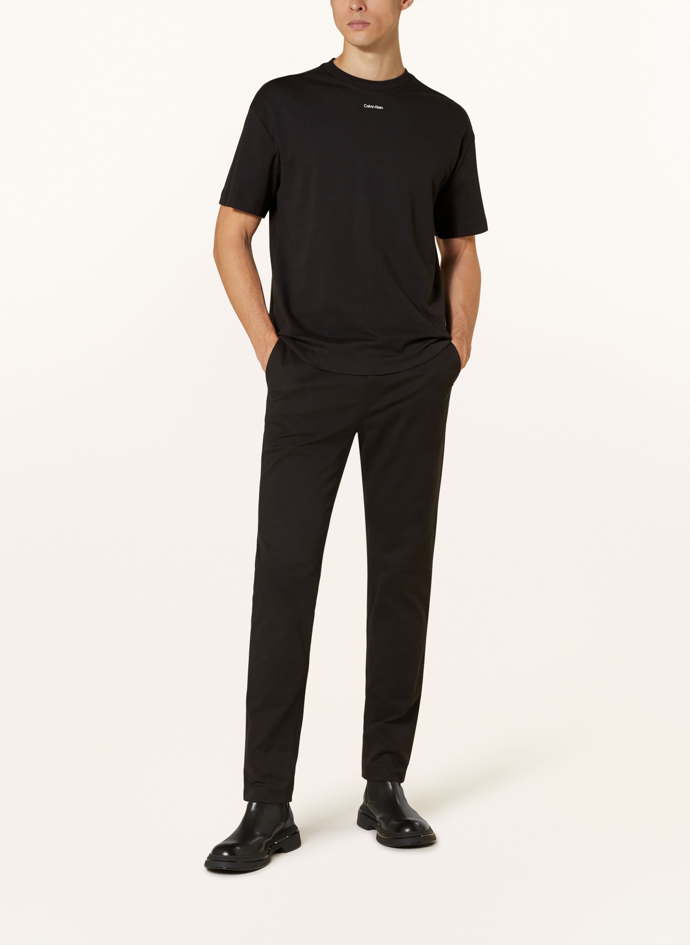 Calvin Klein Tričko: ČERNÁ