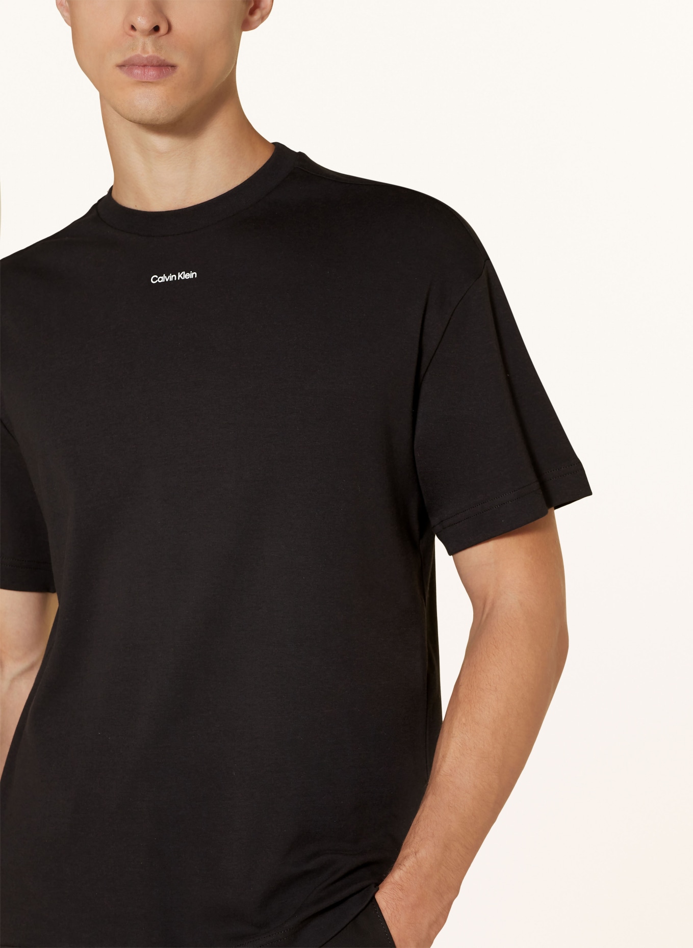 Calvin Klein Tričko: ČERNÁ