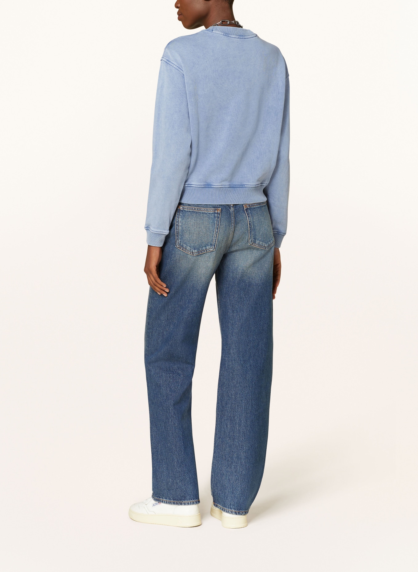 HUGO BLUE This sweatshirt DELESSA, Farbe: HELLBLAU (Bild 3)