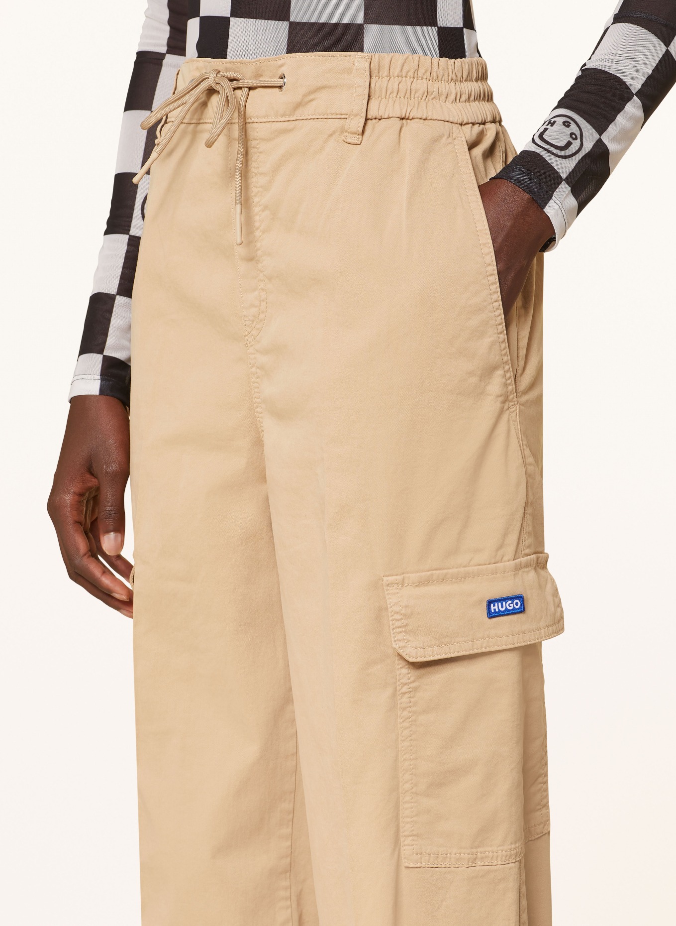 HUGO BLUE Cargo pants HISUNE, Color: BEIGE (Image 5)