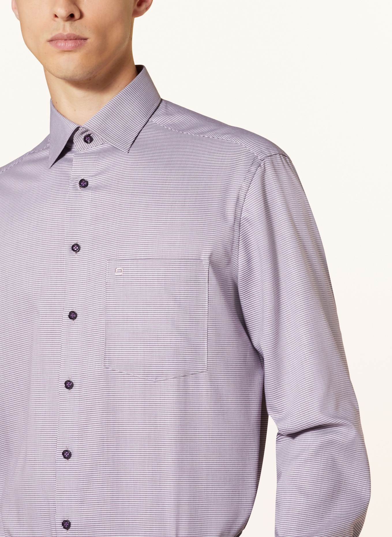 OLYMP Koszula Luxor comfort fit: LILA